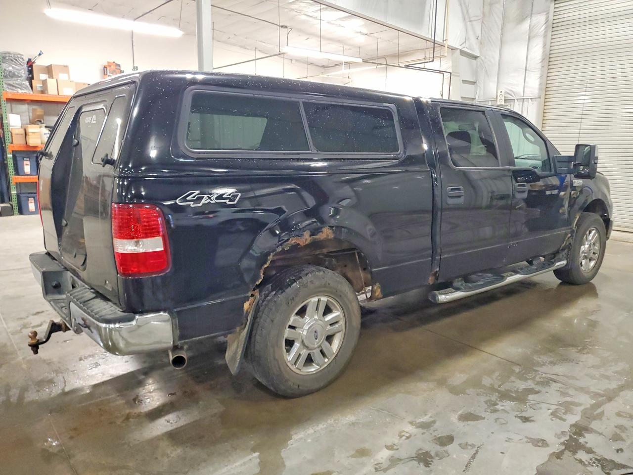 2008 Ford F150 Supercrew Black vin: 1FTPW14V68FA30122