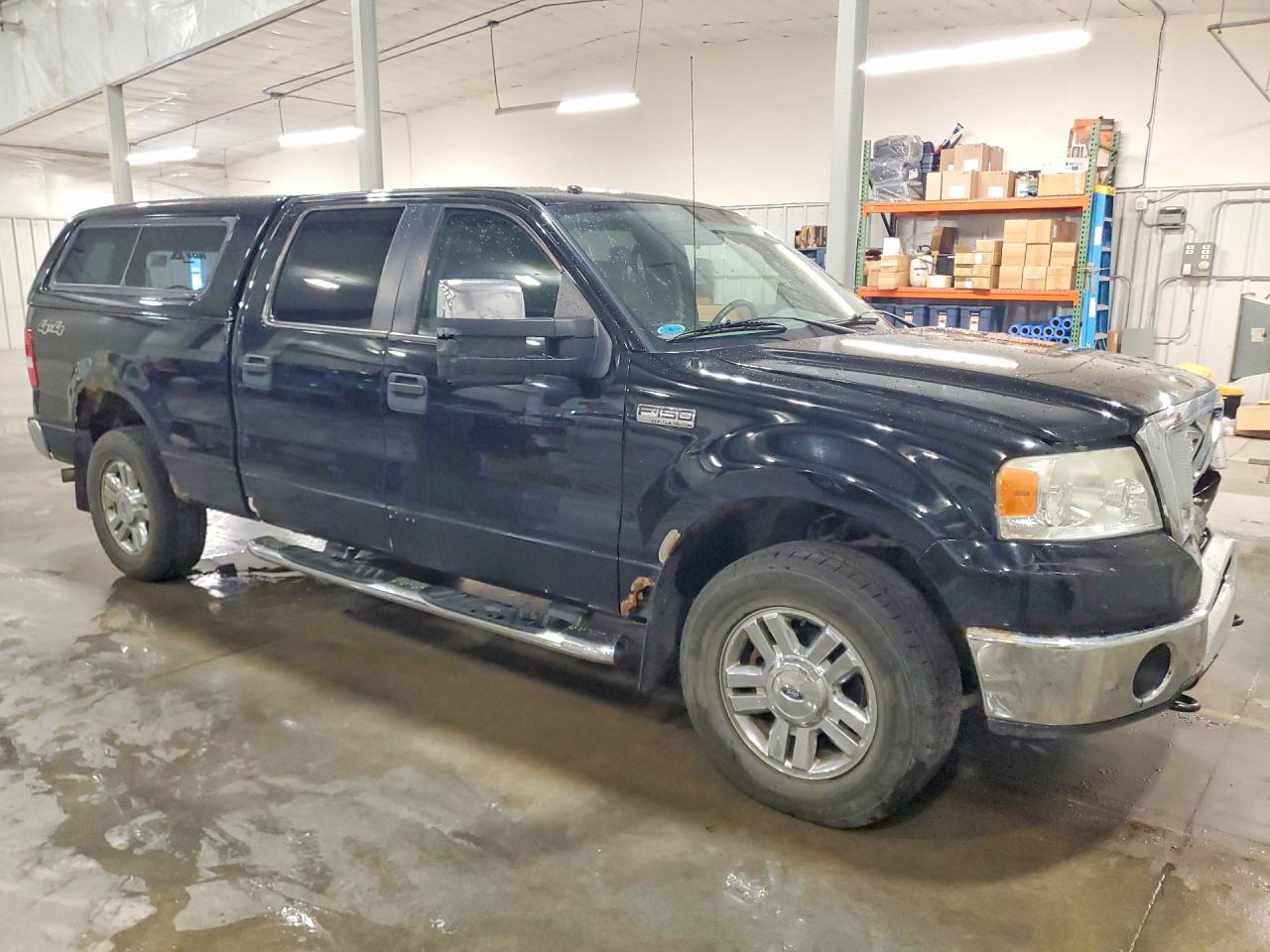 2008 Ford F150 Supercrew Black vin: 1FTPW14V68FA30122