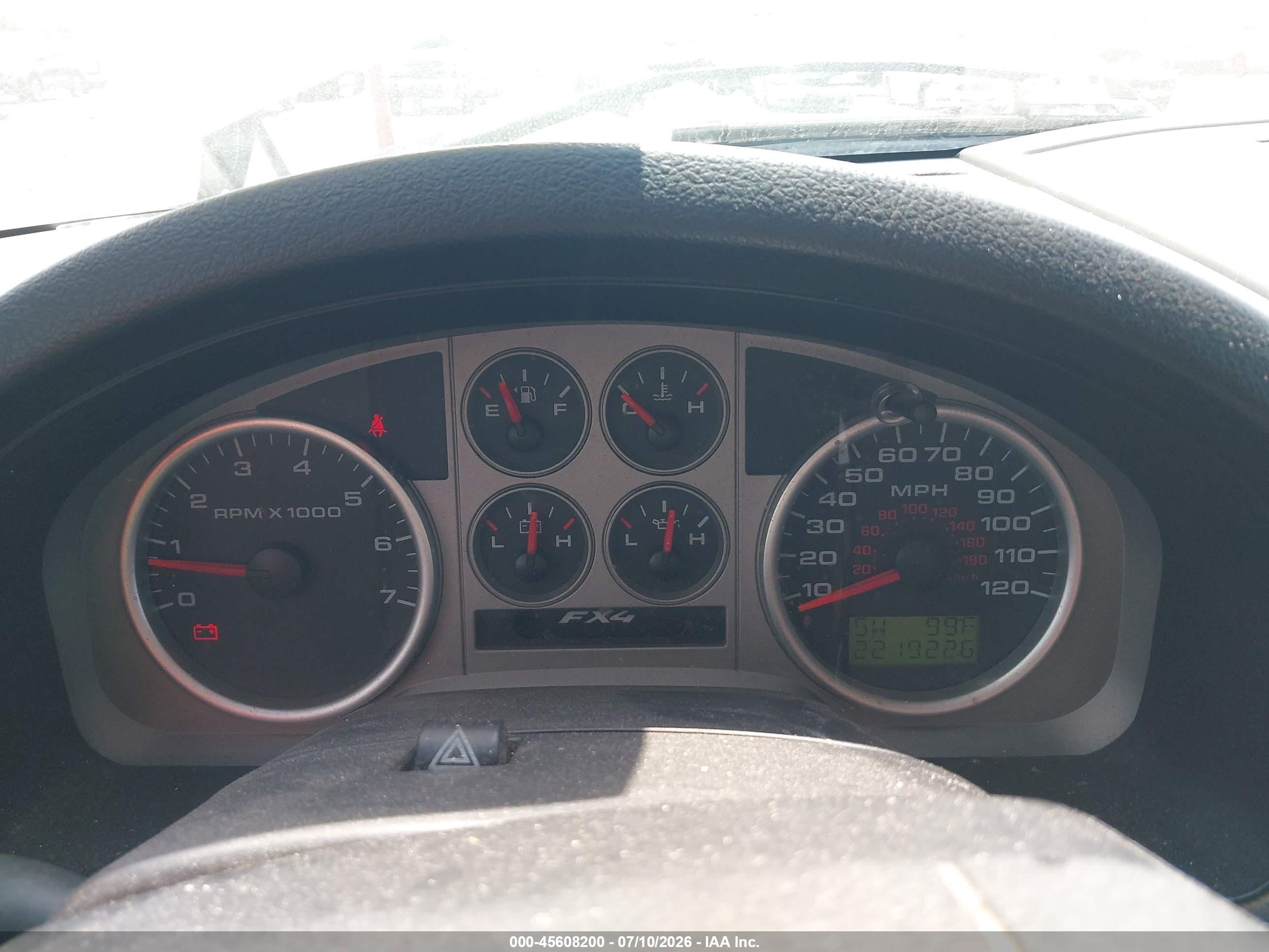 2008 Ford F-150 Fx4 Серый vin: 1FTPW14V68FB24713