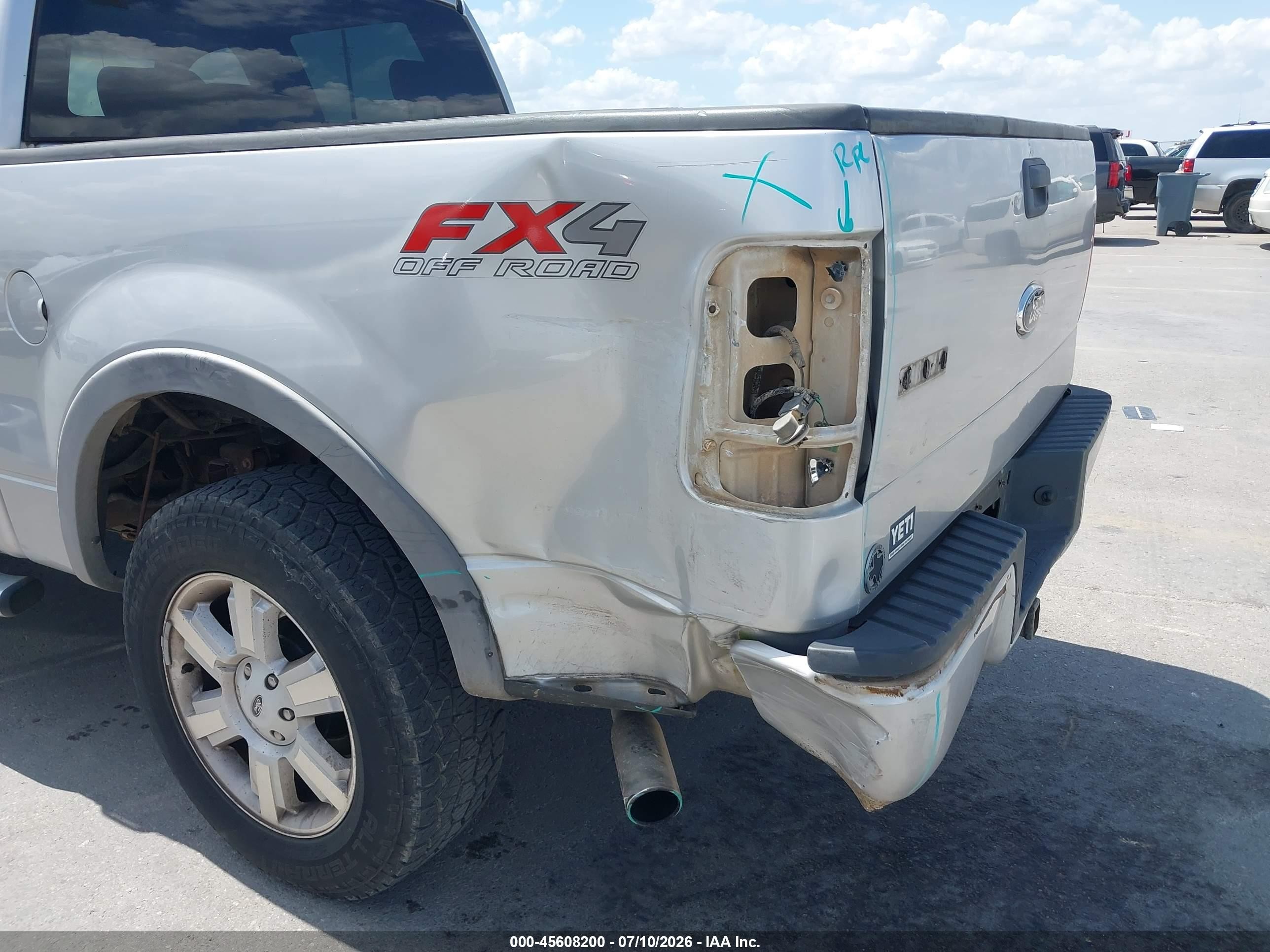 2008 Ford F-150 Fx4 Серый vin: 1FTPW14V68FB24713
