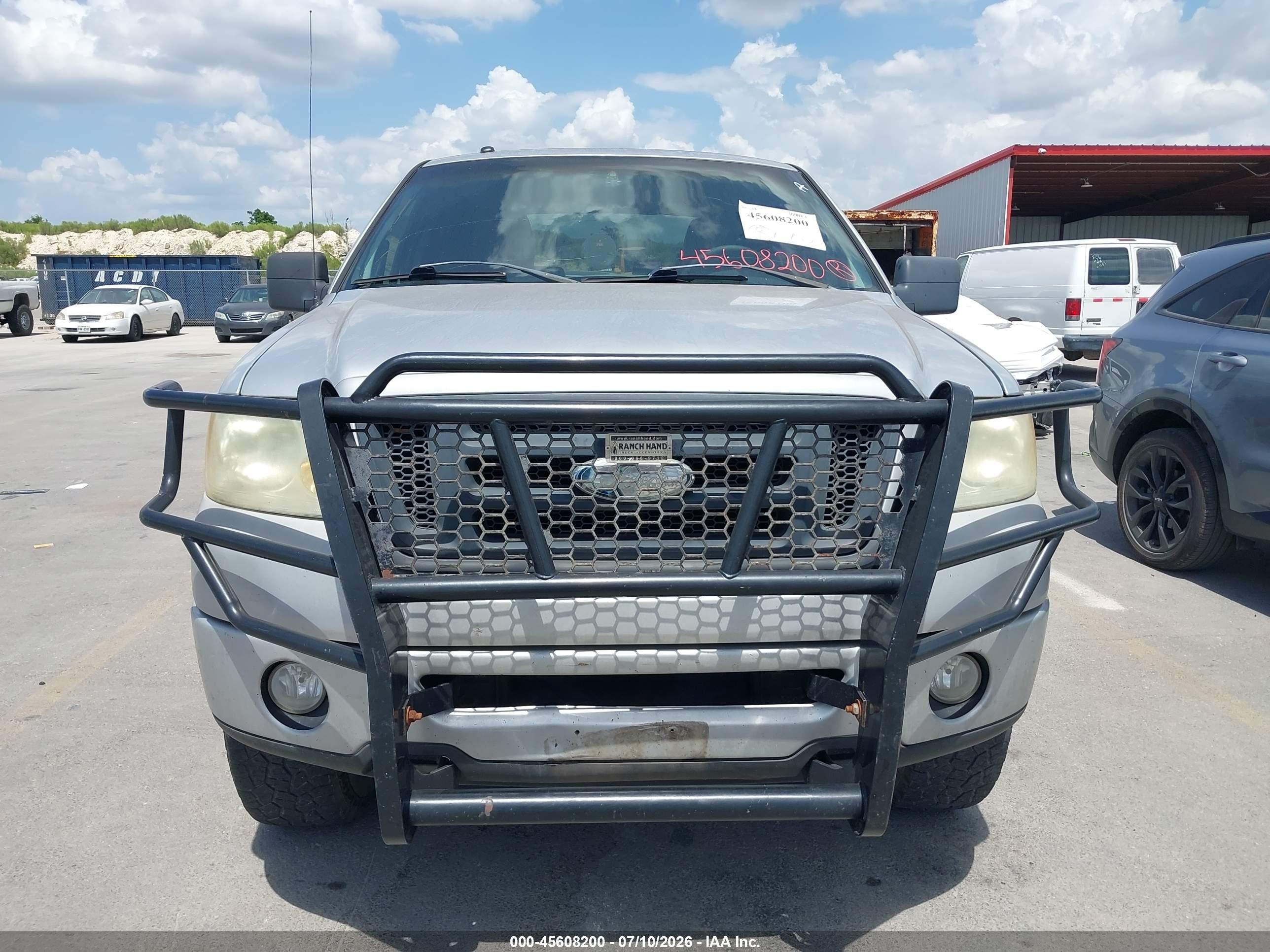 2008 Ford F-150 Fx4 Серый vin: 1FTPW14V68FB24713