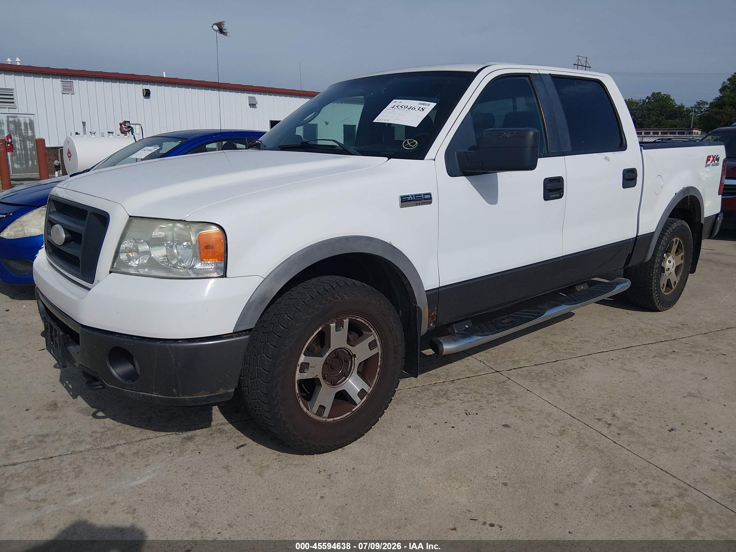 2008 Ford F-150 60th Anniversary/fx4/king Ranch/lariat/xlt White vin: 1FTPW14V68FB73474