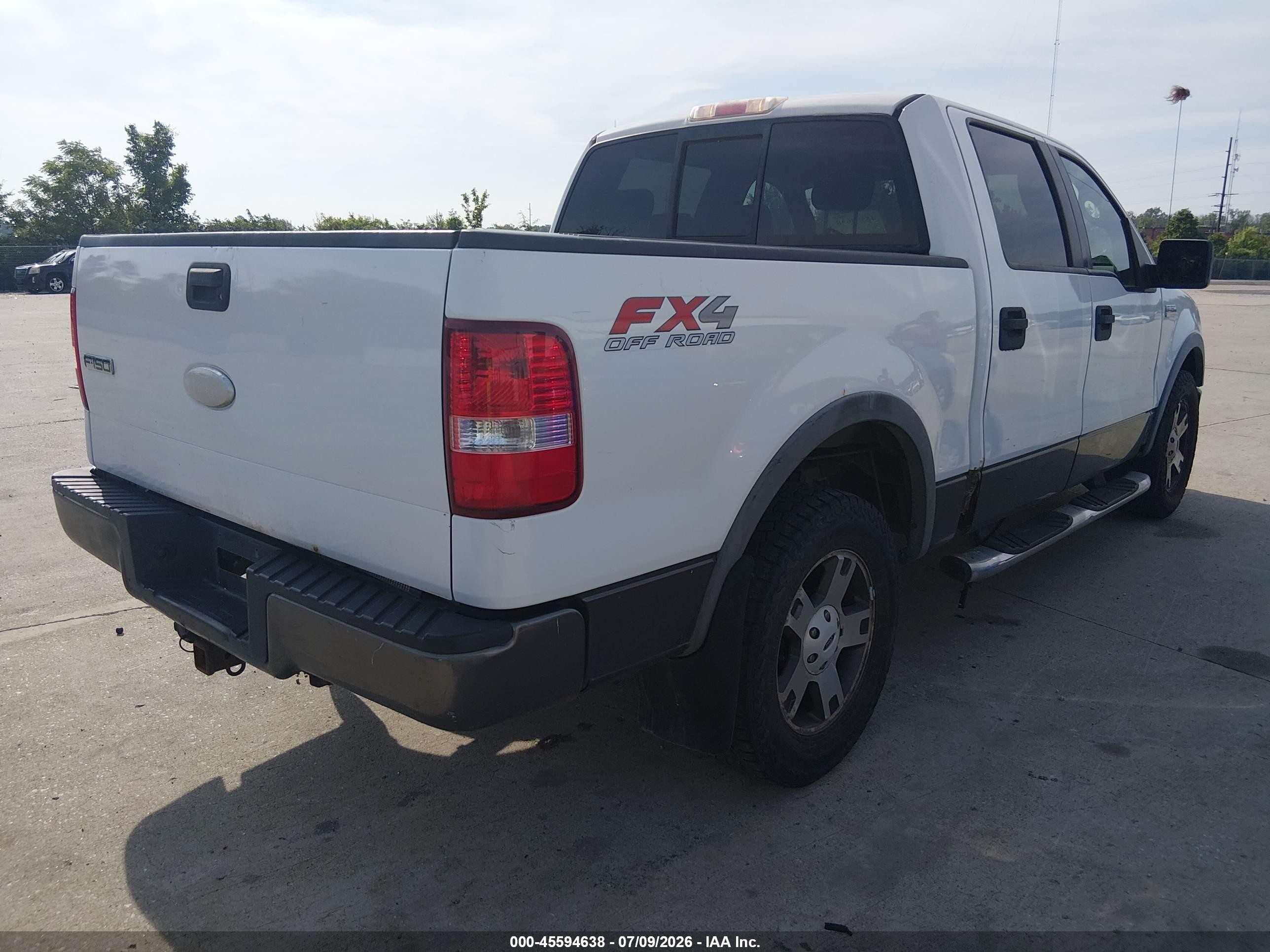 2008 Ford F-150 60th Anniversary/fx4/king Ranch/lariat/xlt White vin: 1FTPW14V68FB73474