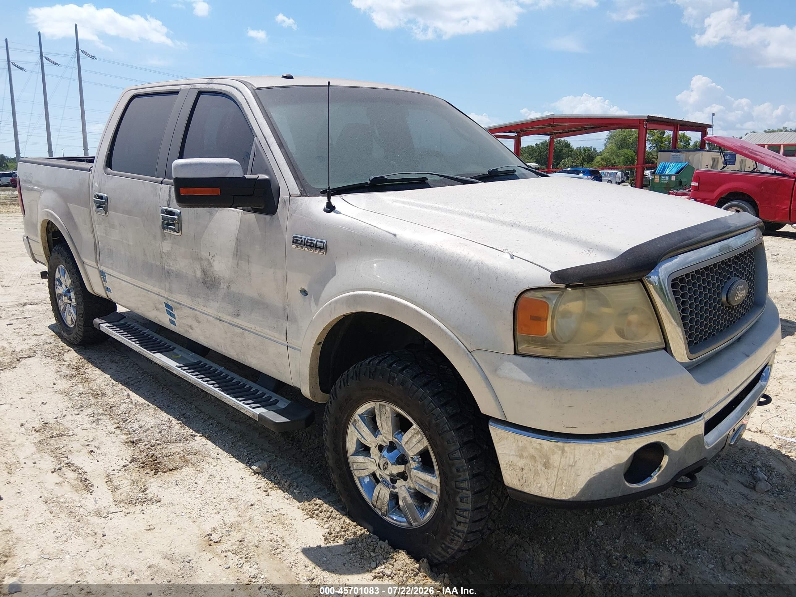 2008 Ford F-150 60th Anniversary/fx4/king Ranch/lariat/xlt White vin: 1FTPW14V68FC15917