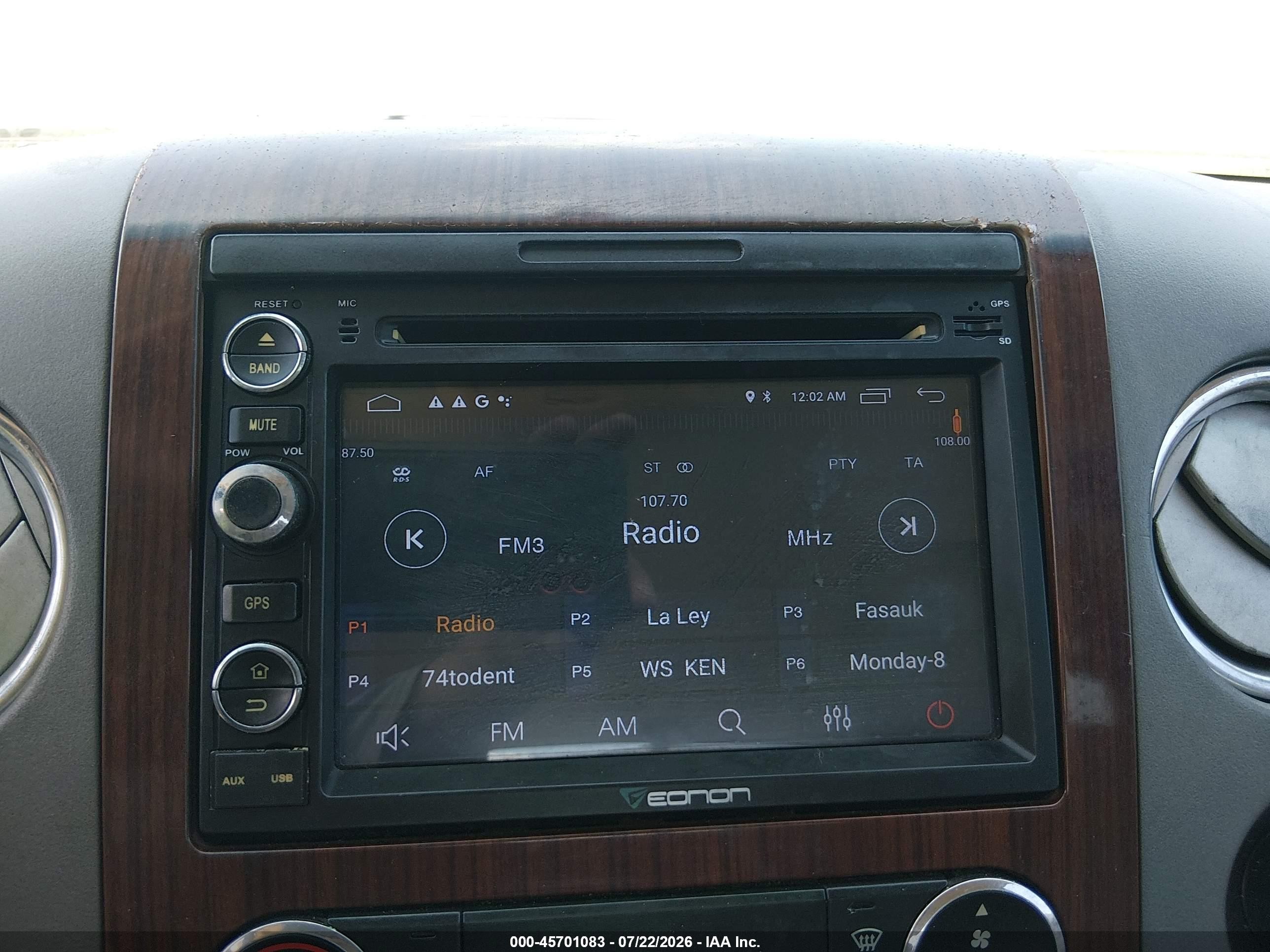 2008 Ford F-150 60th Anniversary/fx4/king Ranch/lariat/xlt White vin: 1FTPW14V68FC15917