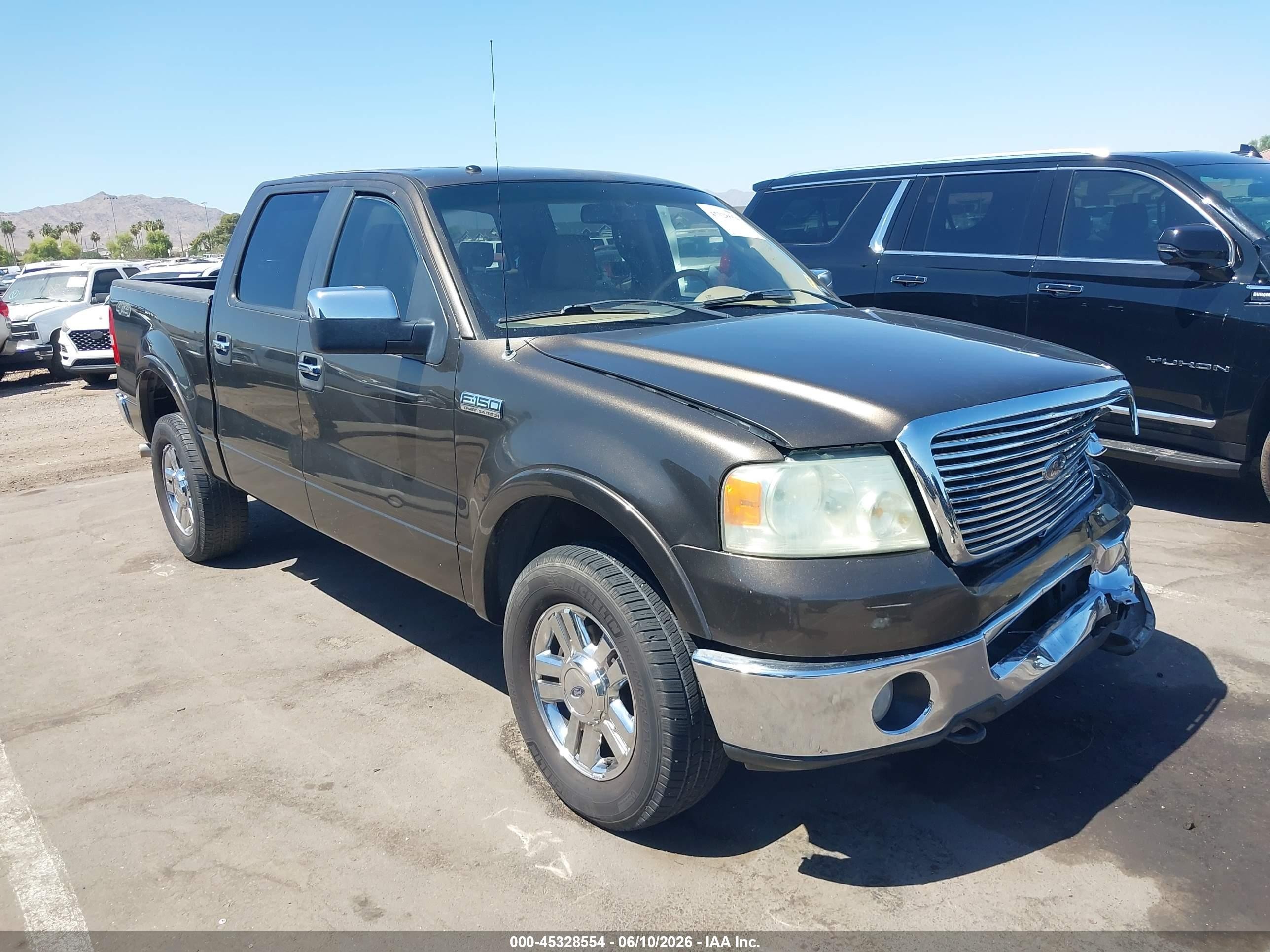 2008 Ford F-150 60th Anniversary/fx4/king Ranch/lariat/xlt Black vin: 1FTPW14V68KB20796
