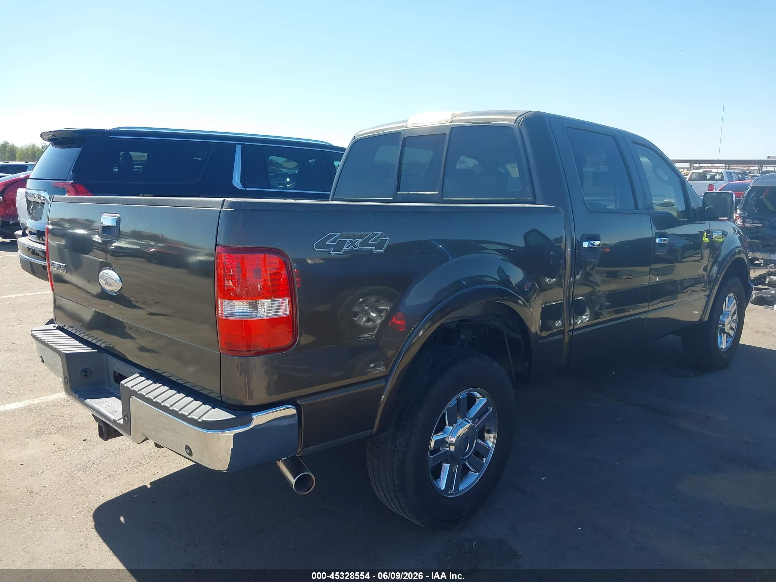 2008 Ford F-150 60th Anniversary/fx4/king Ranch/lariat/xlt Black vin: 1FTPW14V68KB20796