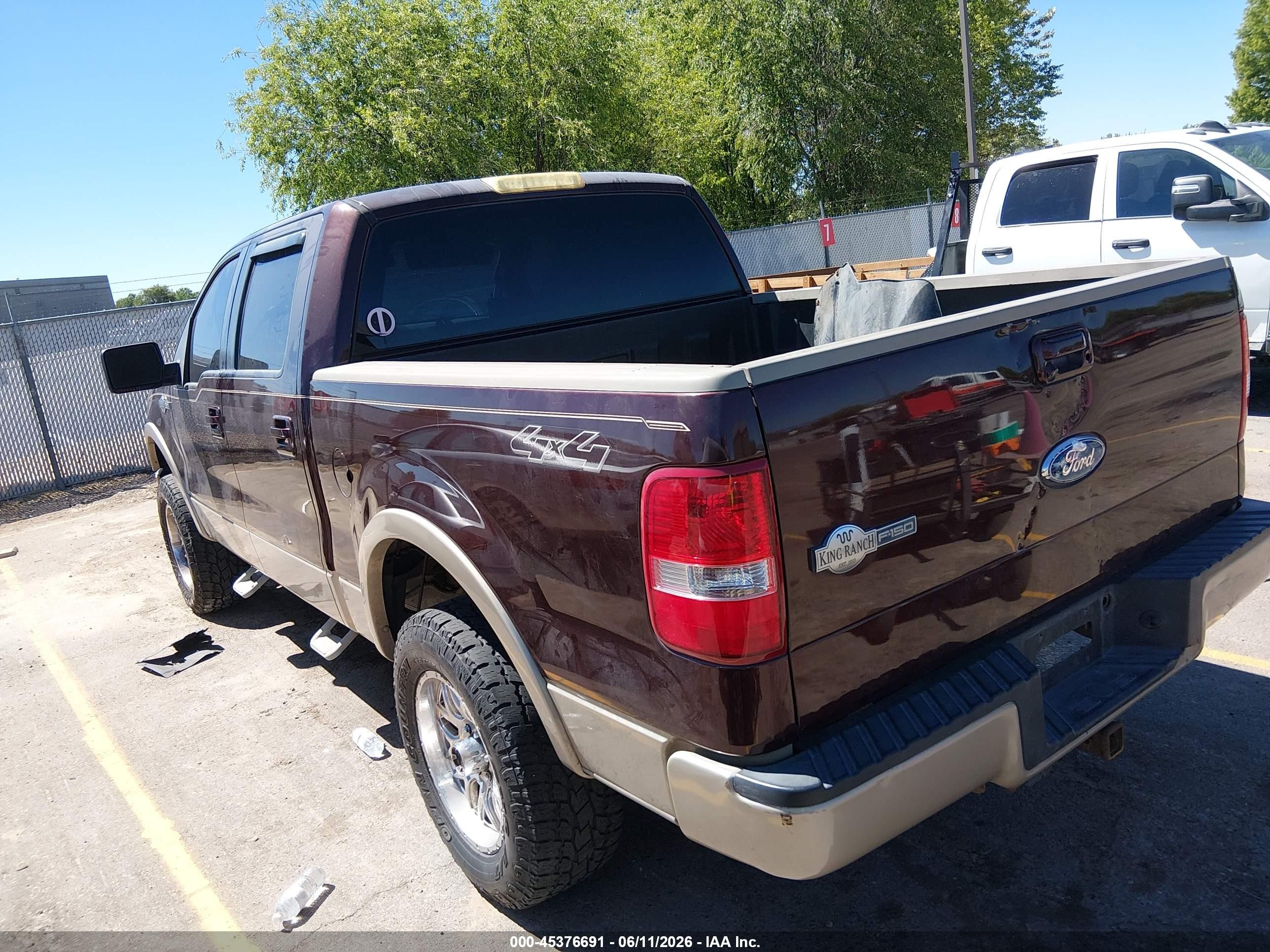 2008 Ford F-150 King Ranch Maroon vin: 1FTPW14V68KD11084