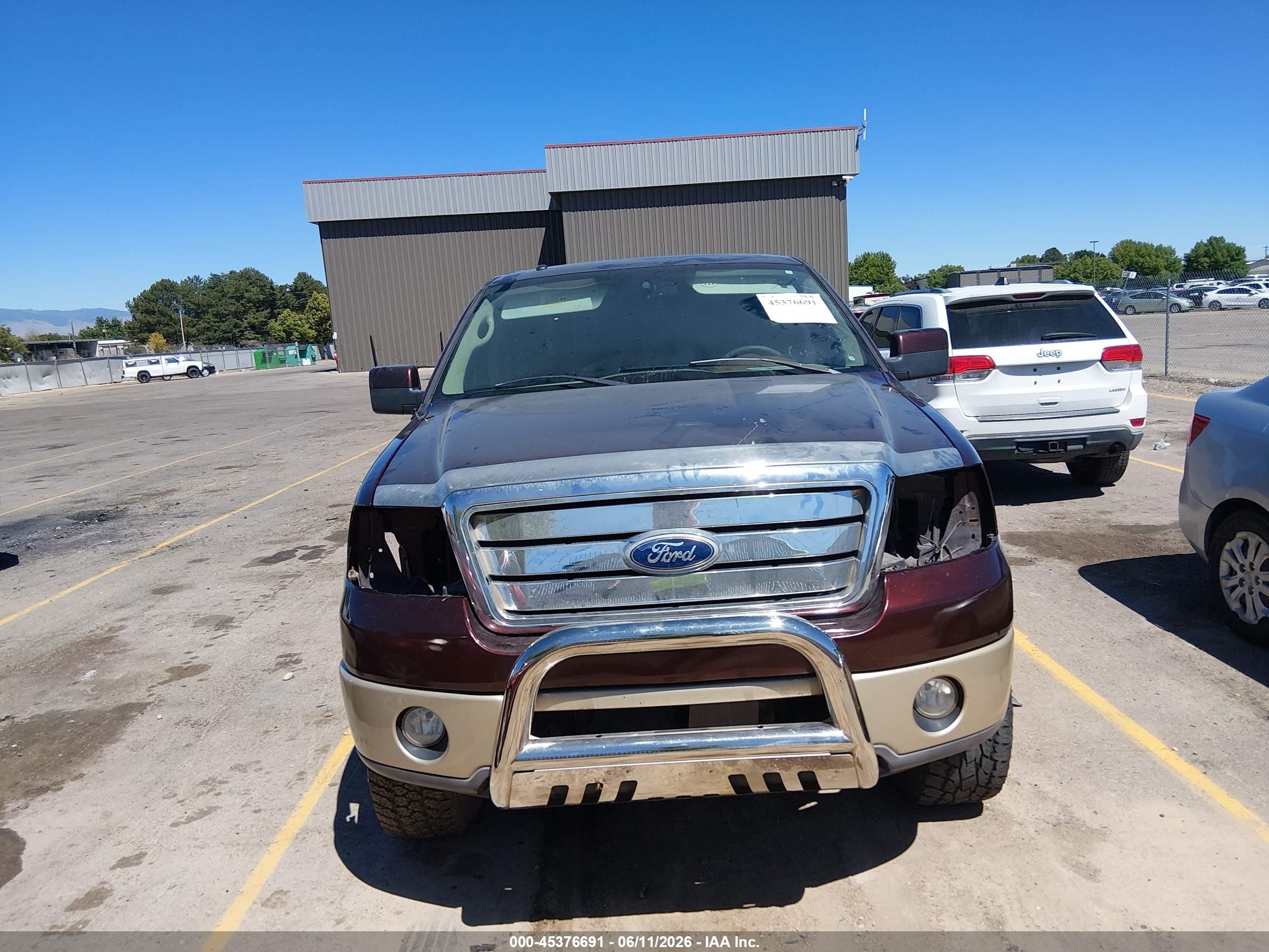2008 Ford F-150 King Ranch Maroon vin: 1FTPW14V68KD11084