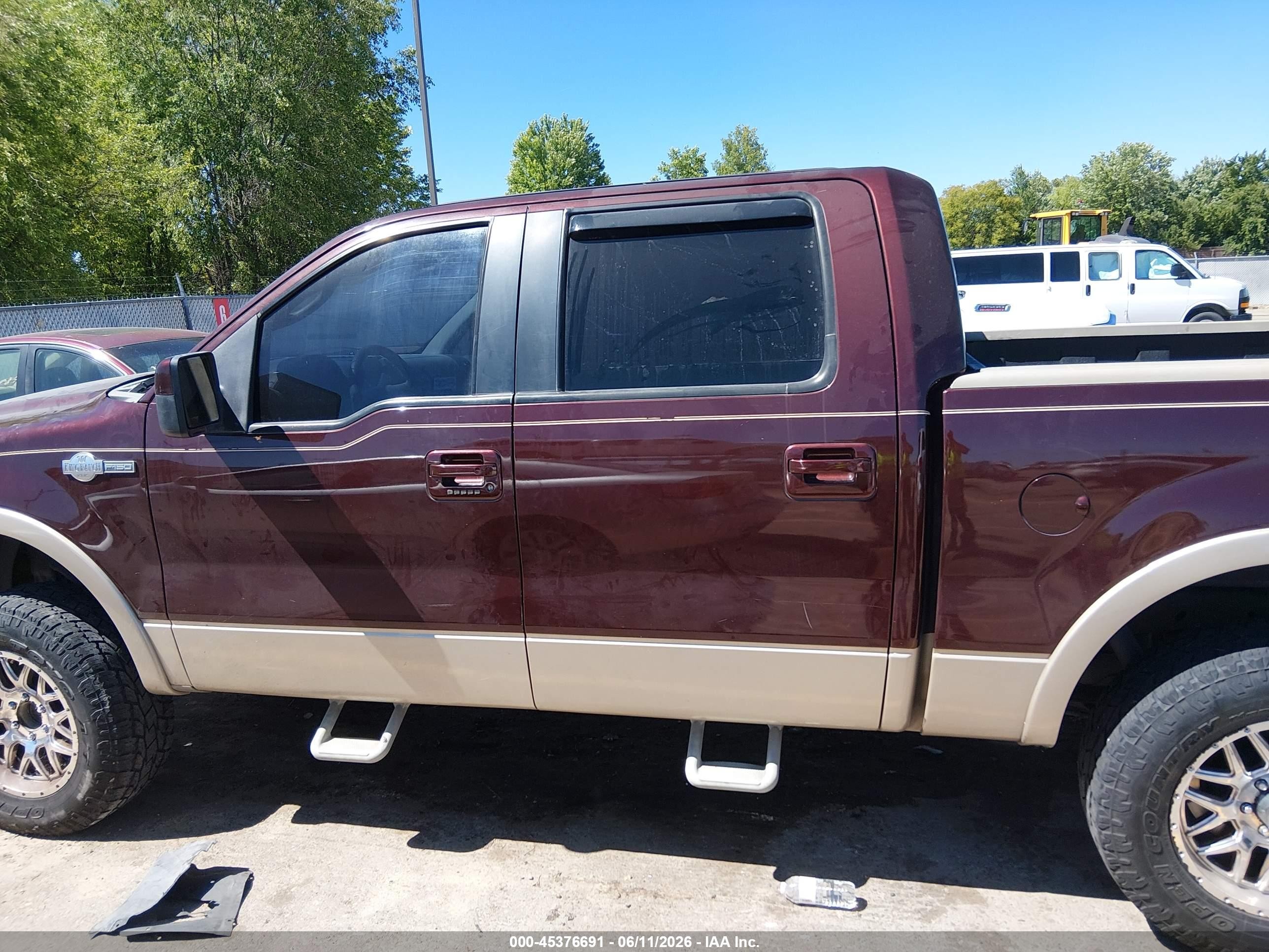 2008 Ford F-150 King Ranch Maroon vin: 1FTPW14V68KD11084