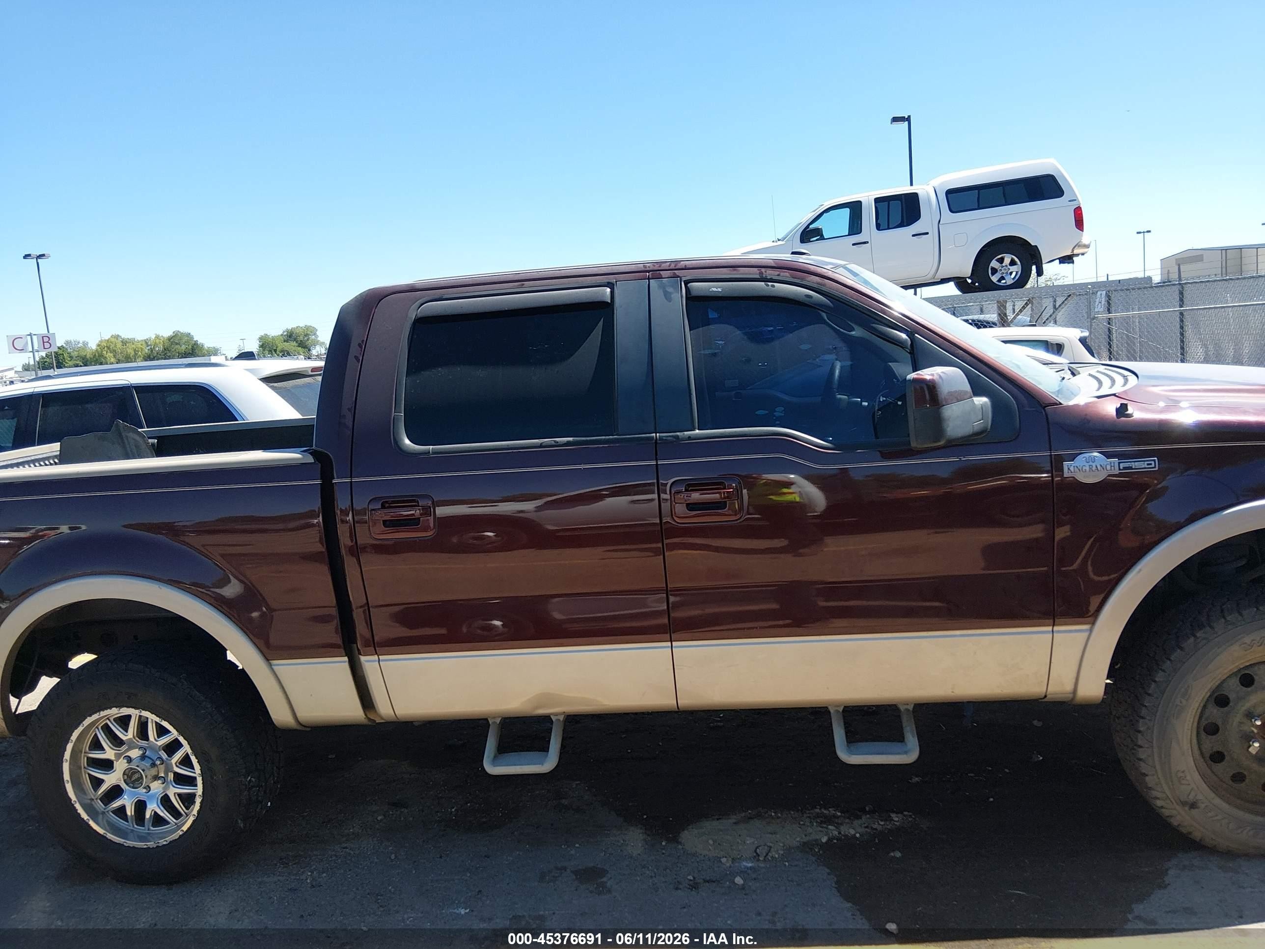 2008 Ford F-150 King Ranch Maroon vin: 1FTPW14V68KD11084