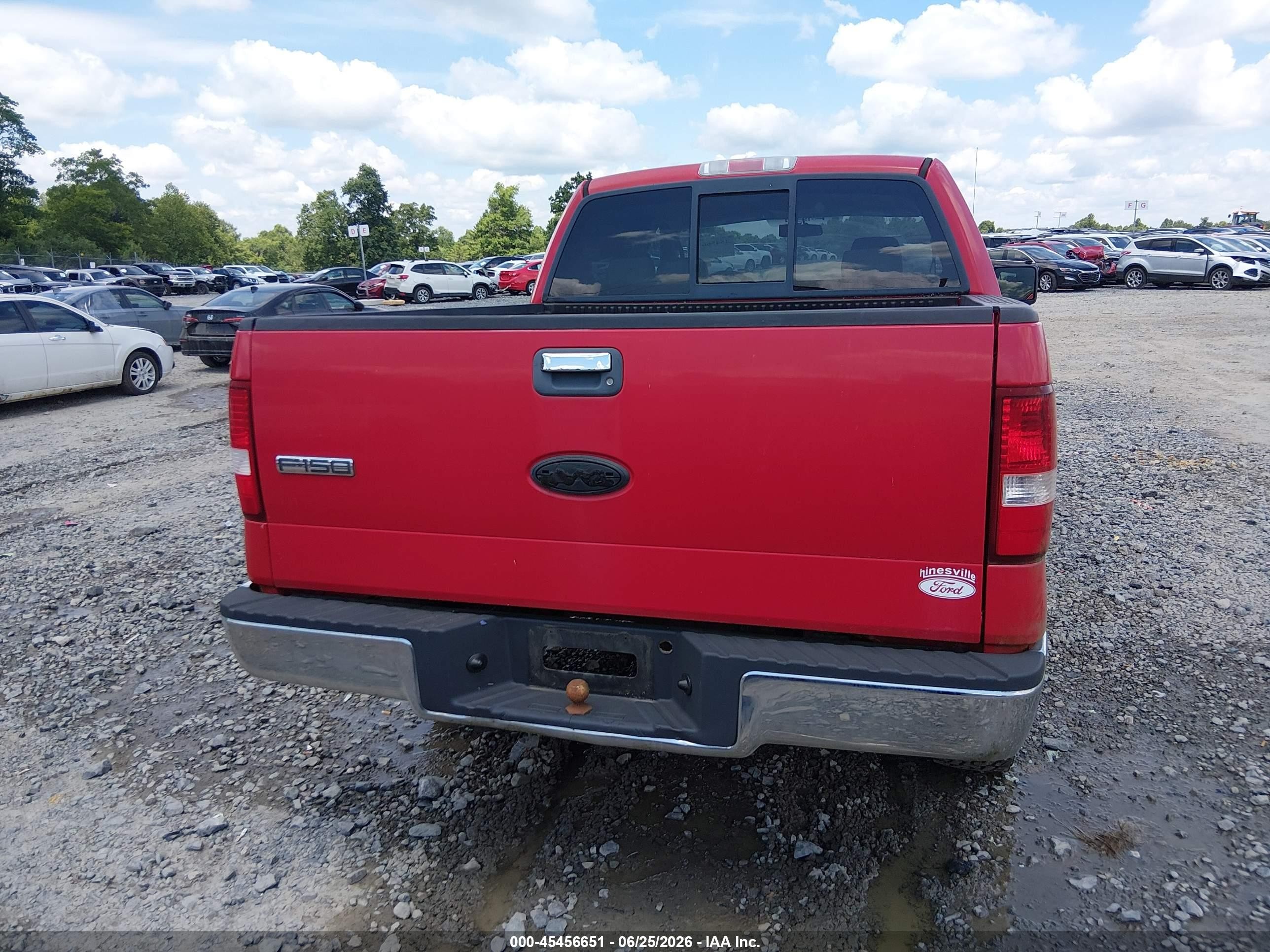 2008 Ford F-150 60th Anniversary/fx4/king Ranch/lariat/xlt Red vin: 1FTPW14V68KE91022