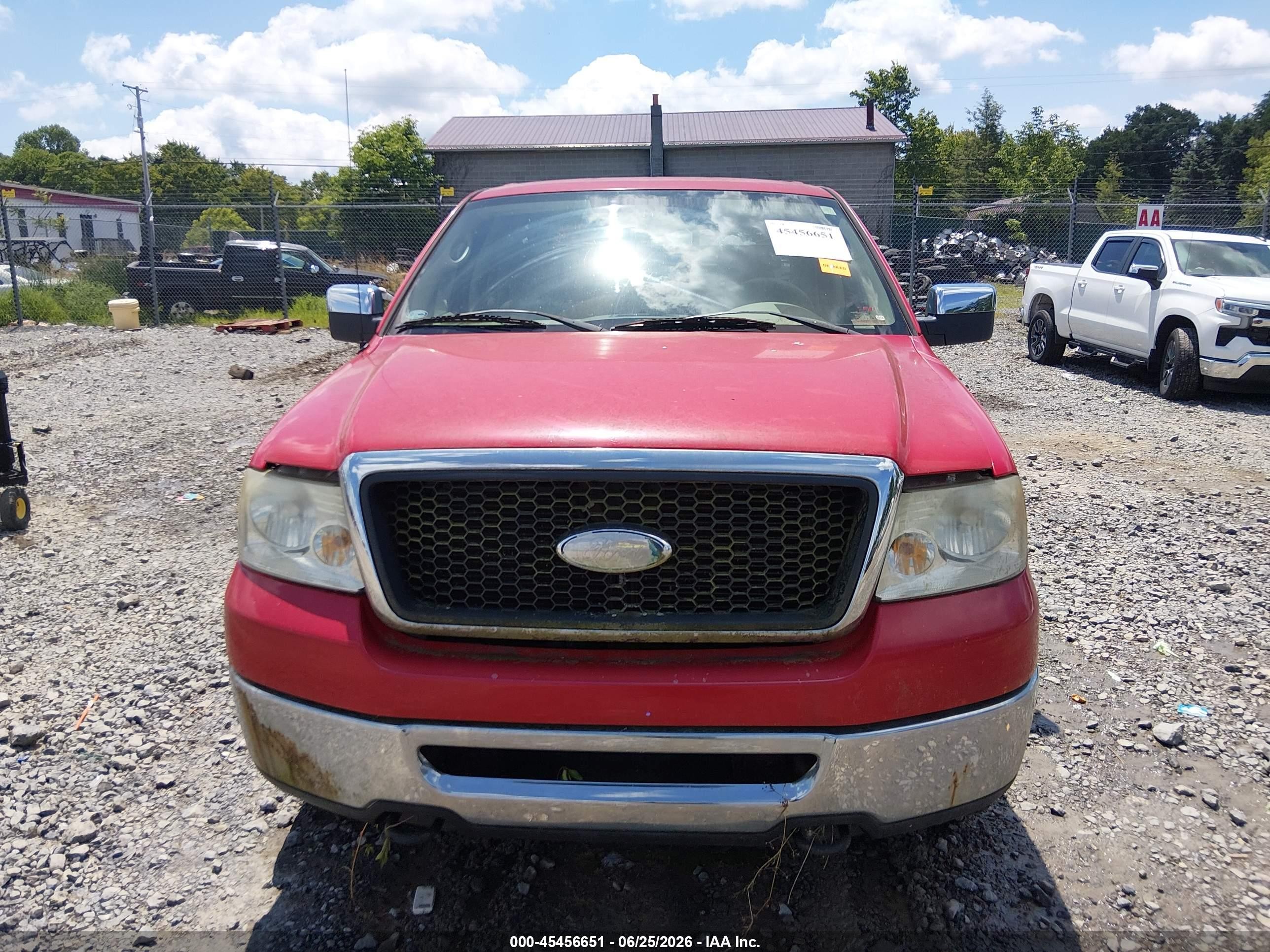 2008 Ford F-150 60th Anniversary/fx4/king Ranch/lariat/xlt Red vin: 1FTPW14V68KE91022