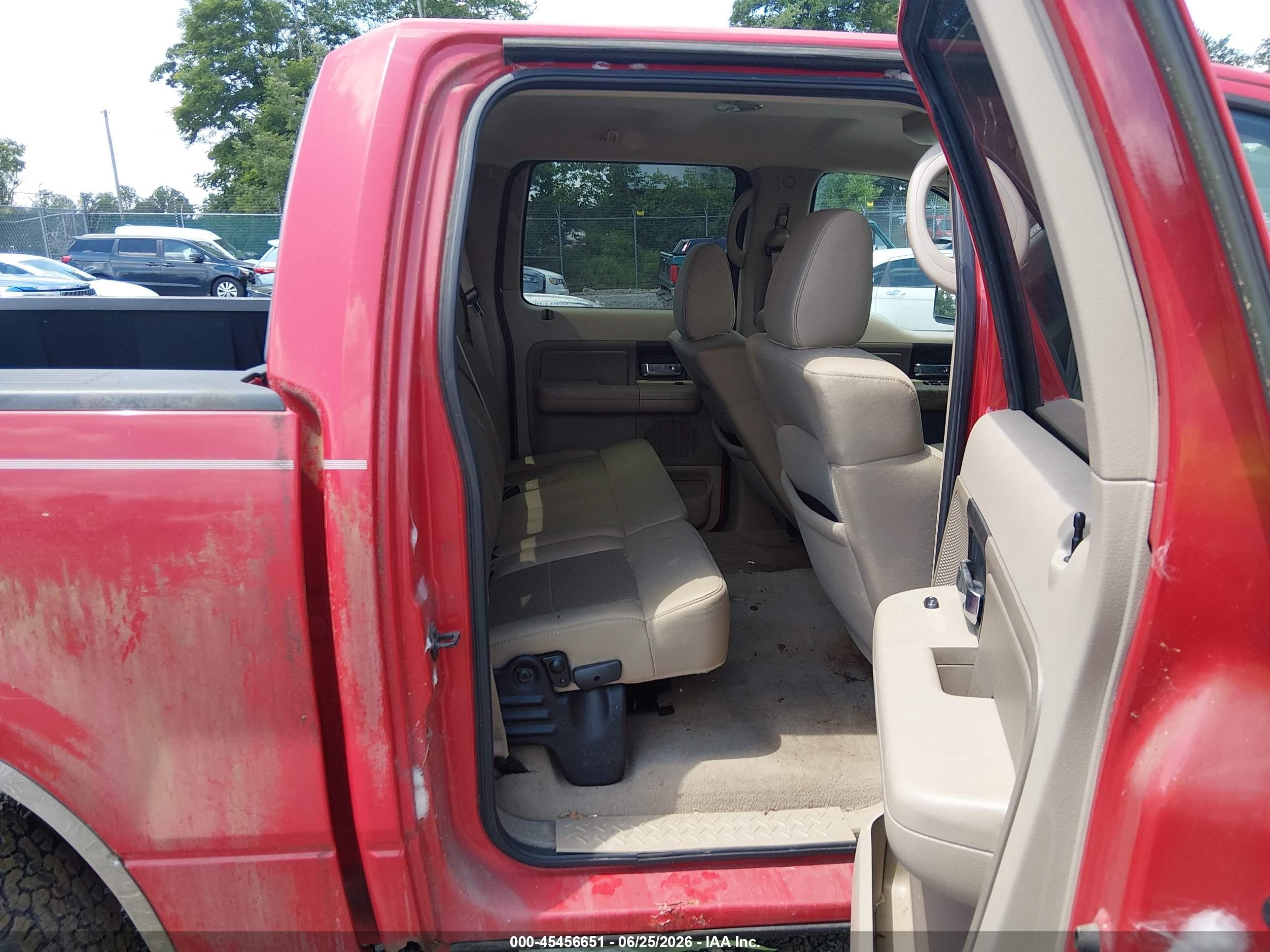 2008 Ford F-150 60th Anniversary/fx4/king Ranch/lariat/xlt Red vin: 1FTPW14V68KE91022