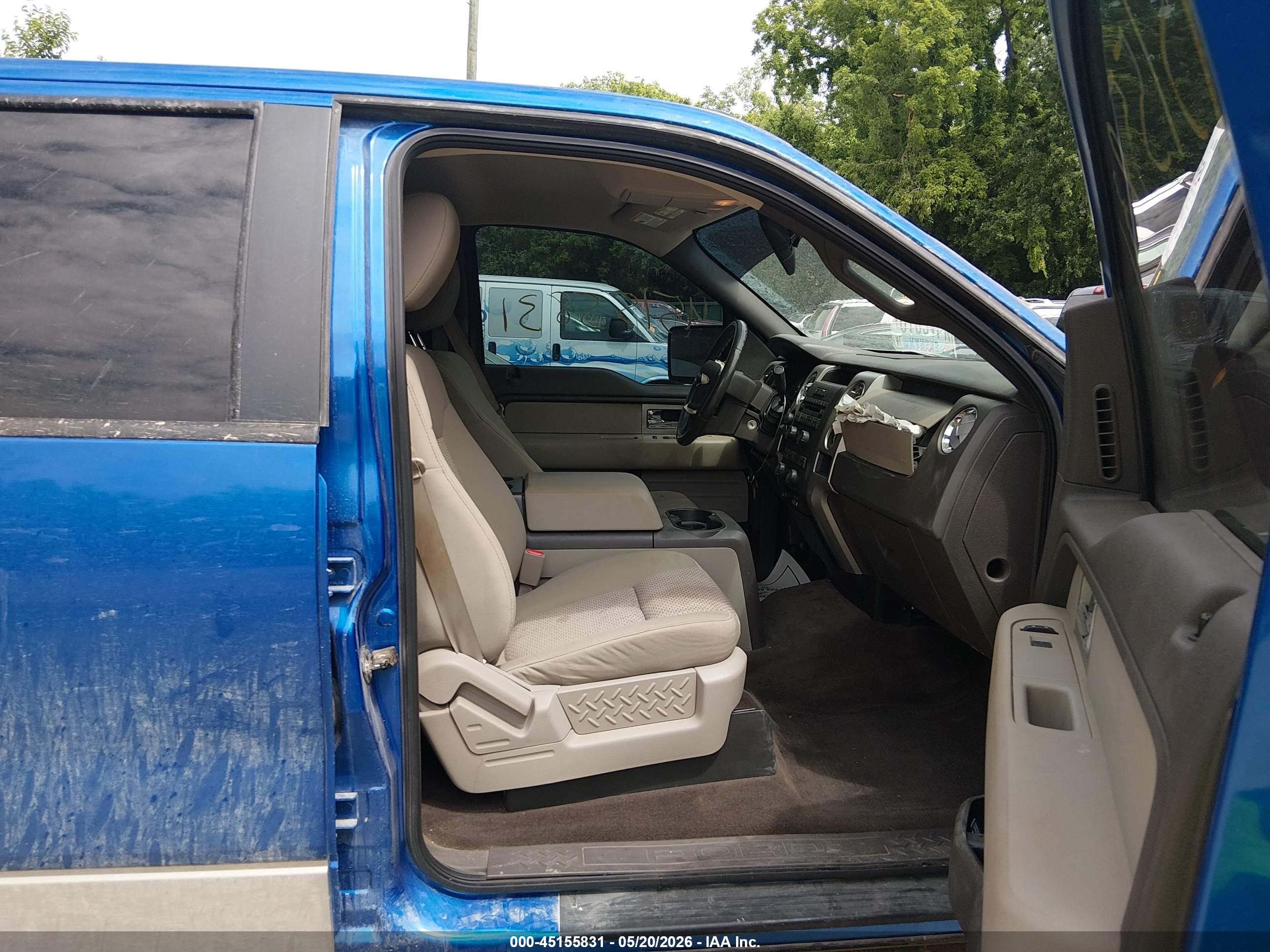 2009 Ford F-150 Fx4/king Ranch/lariat/platinum/xl/xlt Blue vin: 1FTPW14V69FA02435