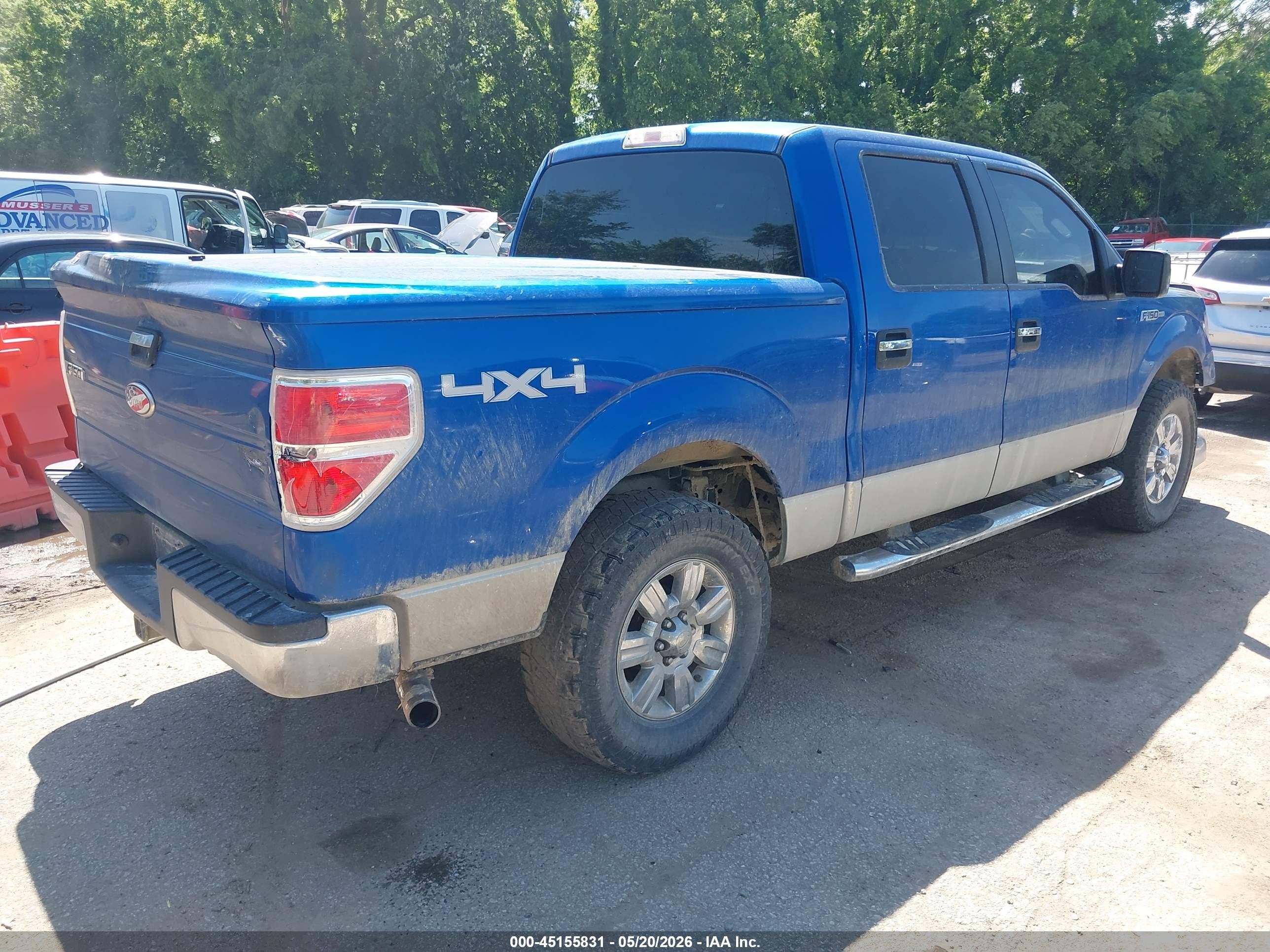 2009 Ford F-150 Fx4/king Ranch/lariat/platinum/xl/xlt Blue vin: 1FTPW14V69FA02435