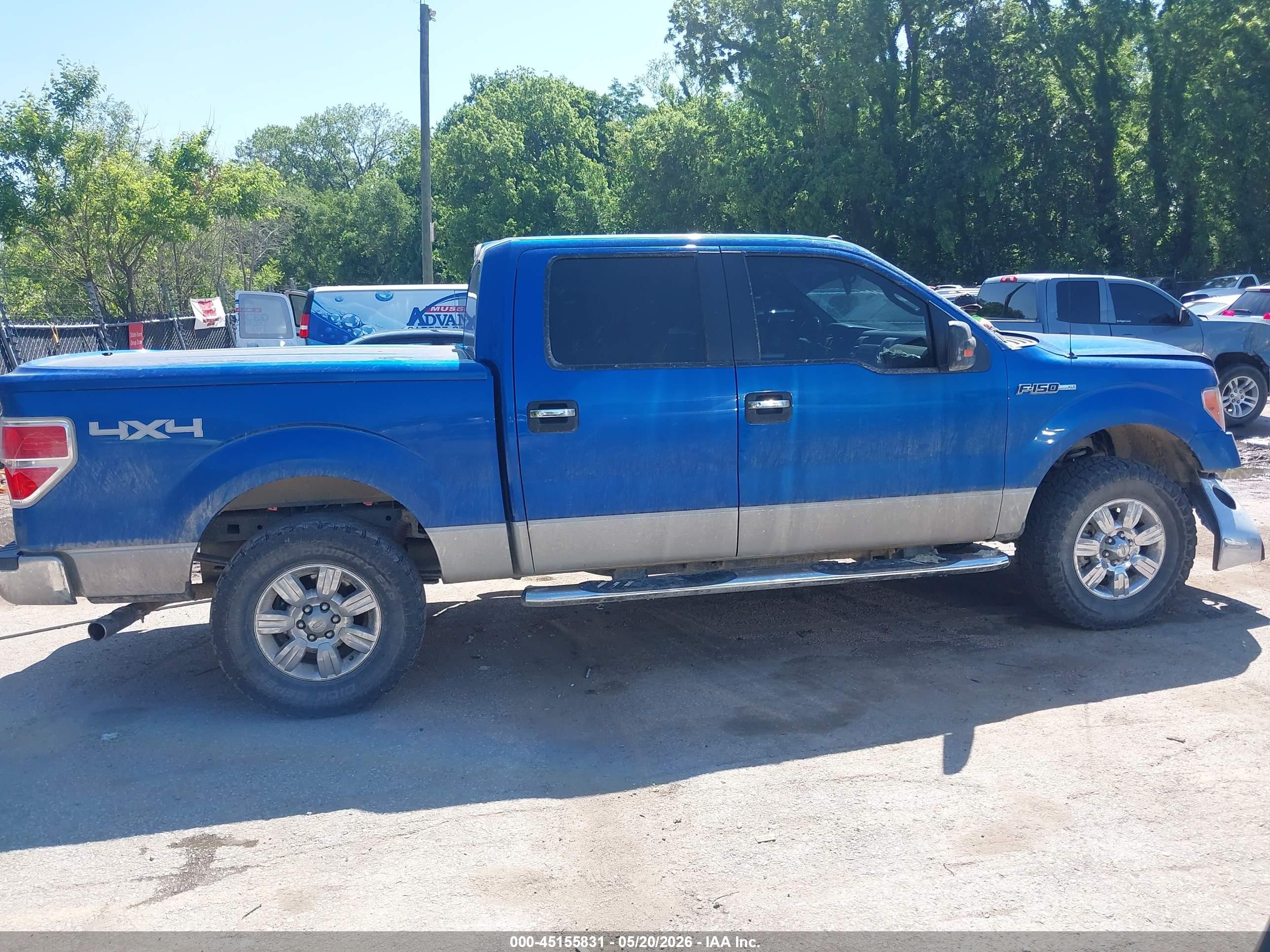 2009 Ford F-150 Fx4/king Ranch/lariat/platinum/xl/xlt Blue vin: 1FTPW14V69FA02435