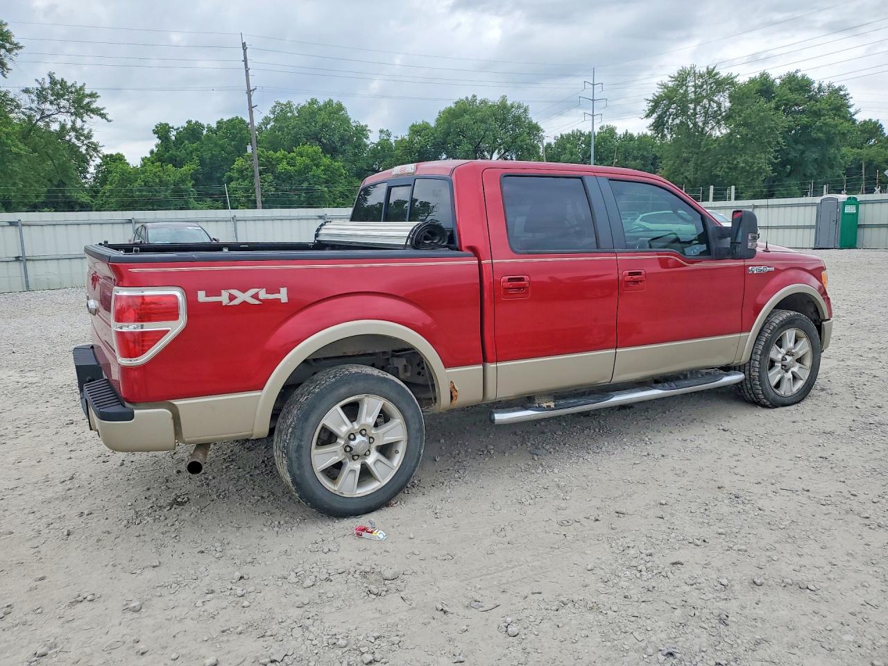 2009 Ford F150 Supercrew Red vin: 1FTPW14V69FA04332
