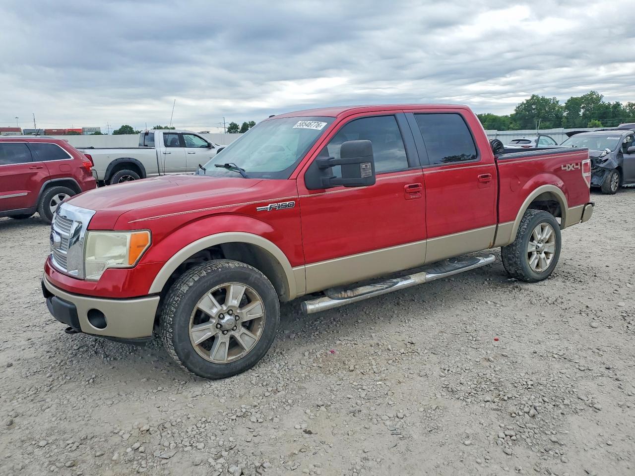 2009 Ford F150 Supercrew Red vin: 1FTPW14V69FA04332