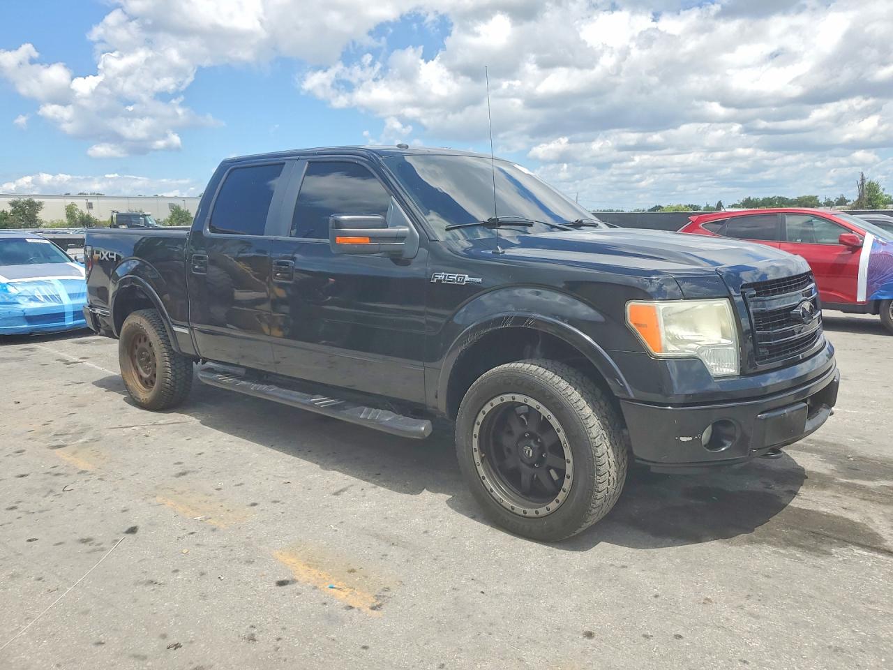 2009 Ford F150 Supercrew Black vin: 1FTPW14V69FA17341