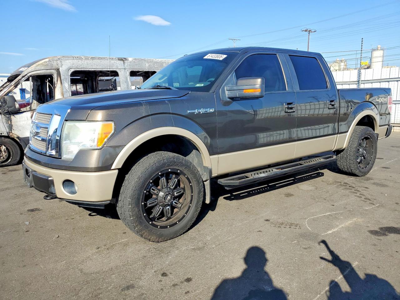2009 Ford F150 Supercrew Серый vin: 1FTPW14V69FA92296