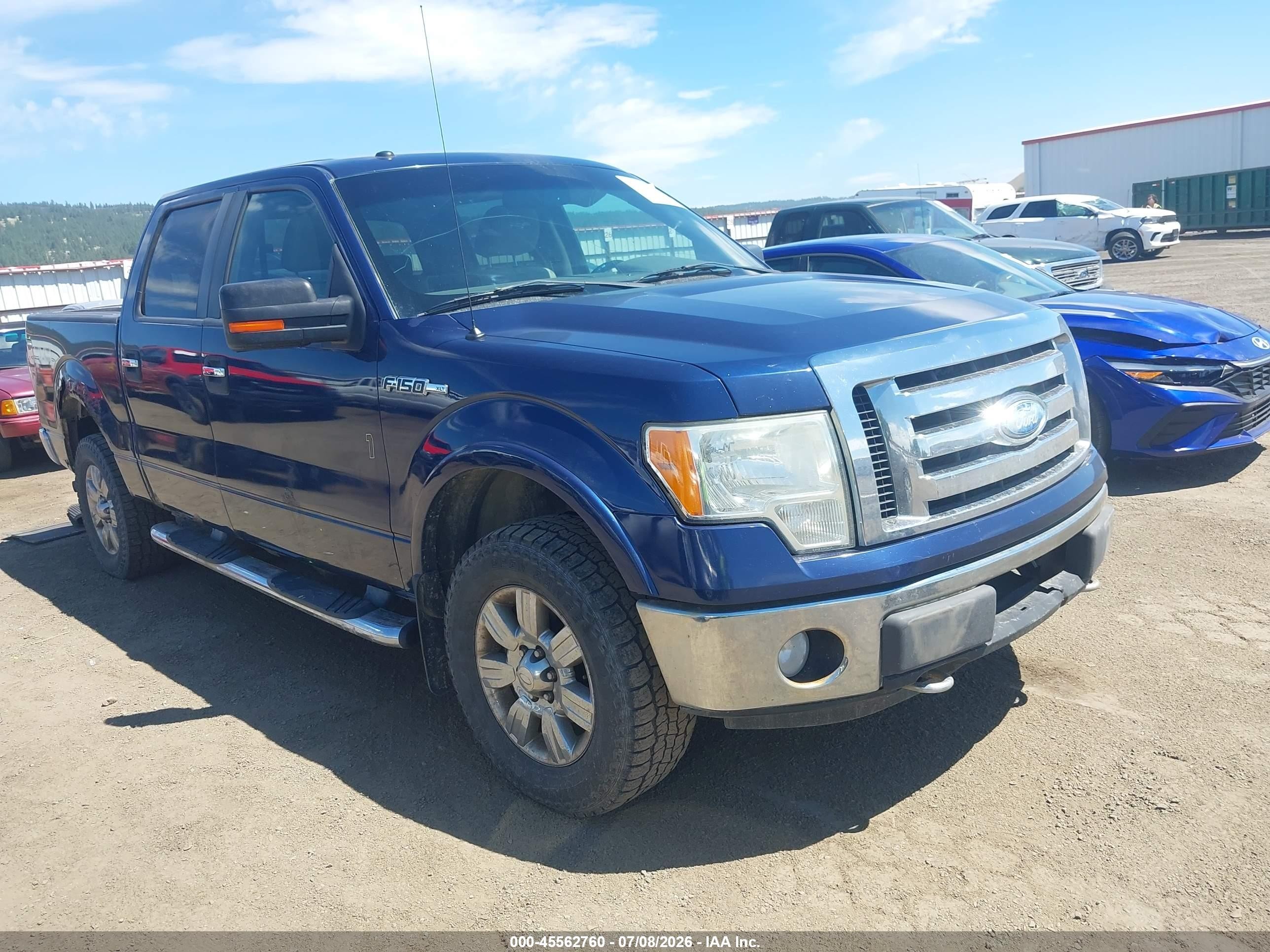 2009 Ford F-150 Fx4/king Ranch/lariat/platinum/xl/xlt Blue vin: 1FTPW14V69FA95358