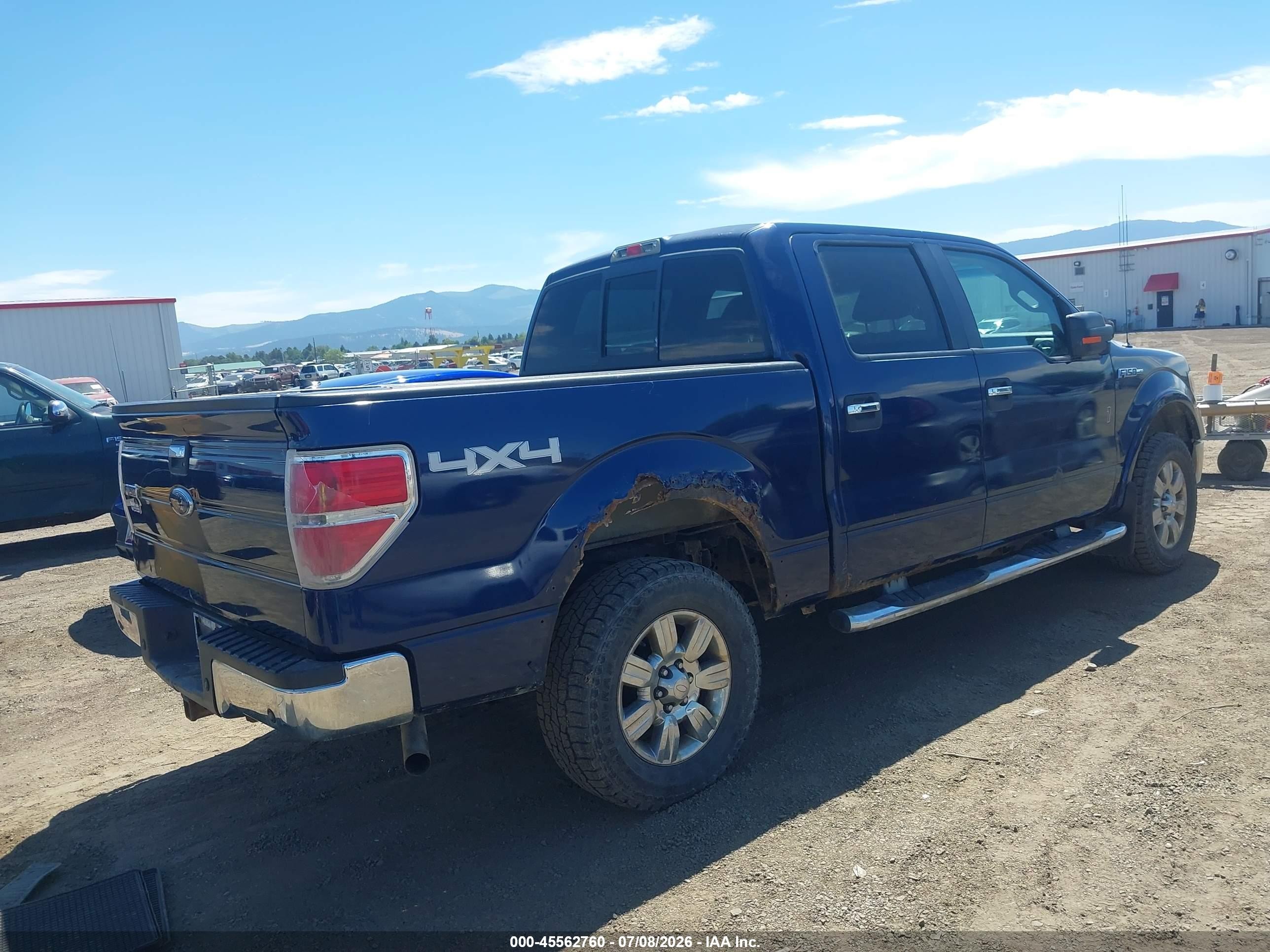 2009 Ford F-150 Fx4/king Ranch/lariat/platinum/xl/xlt Blue vin: 1FTPW14V69FA95358