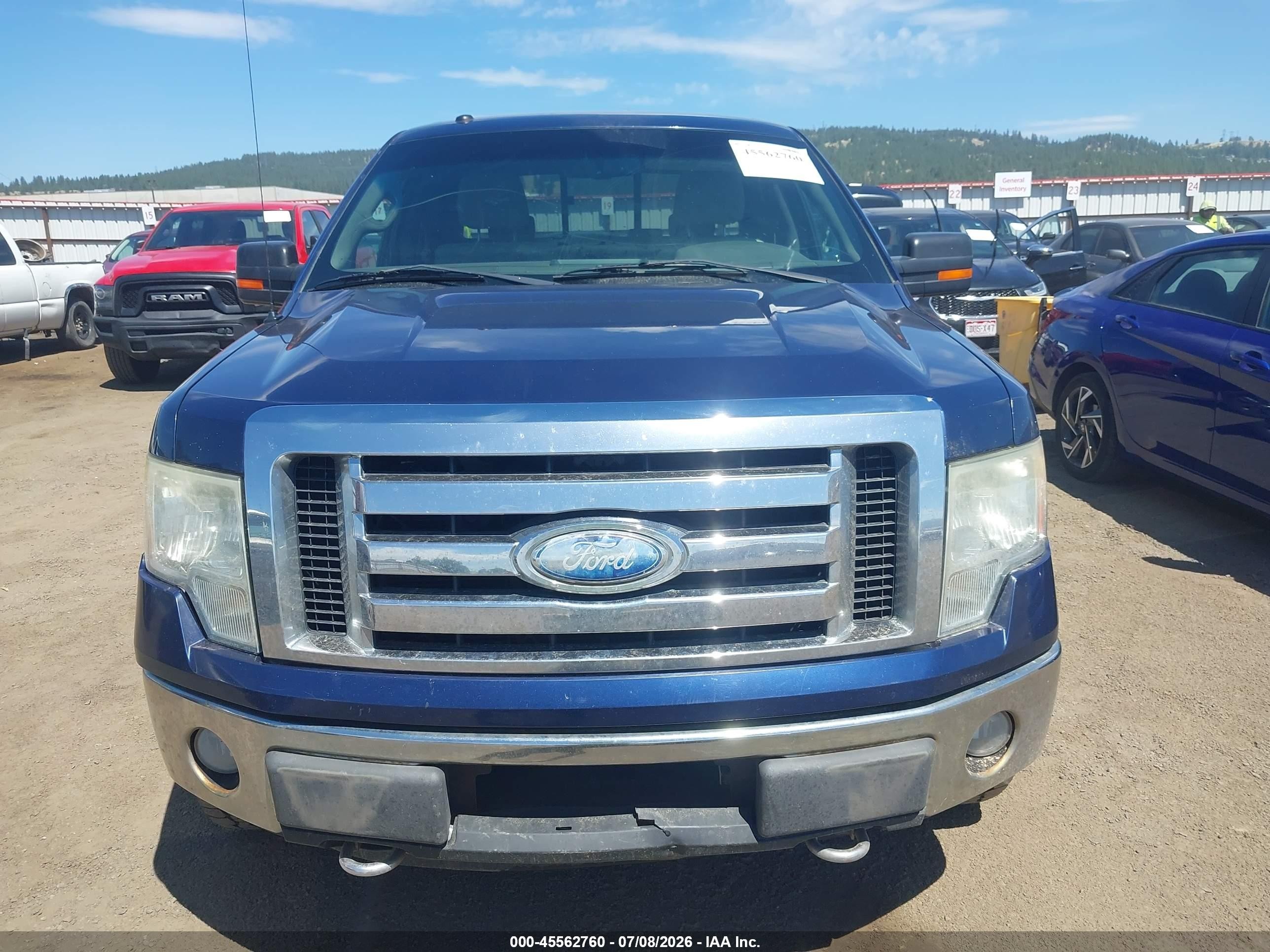 2009 Ford F-150 Fx4/king Ranch/lariat/platinum/xl/xlt Blue vin: 1FTPW14V69FA95358