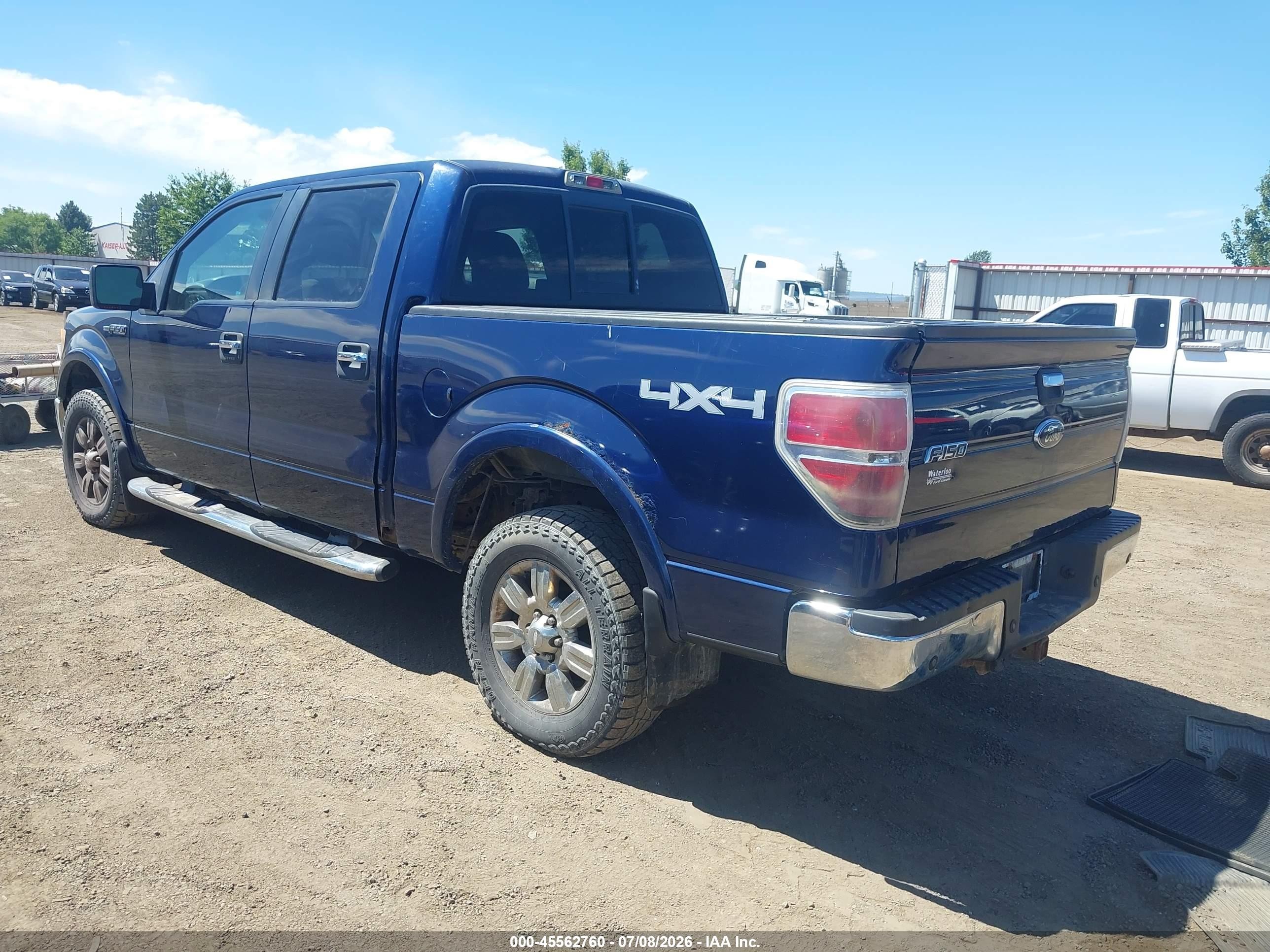 2009 Ford F-150 Fx4/king Ranch/lariat/platinum/xl/xlt Blue vin: 1FTPW14V69FA95358