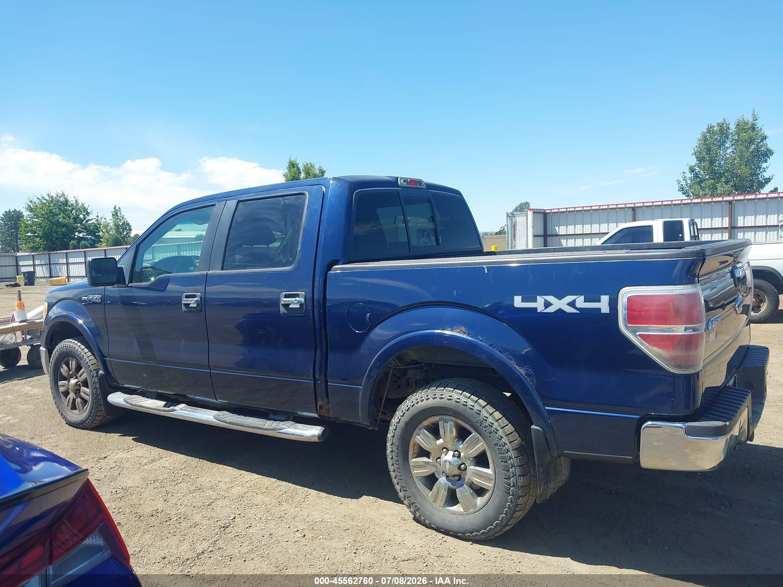 2009 Ford F-150 Fx4/king Ranch/lariat/platinum/xl/xlt Blue vin: 1FTPW14V69FA95358