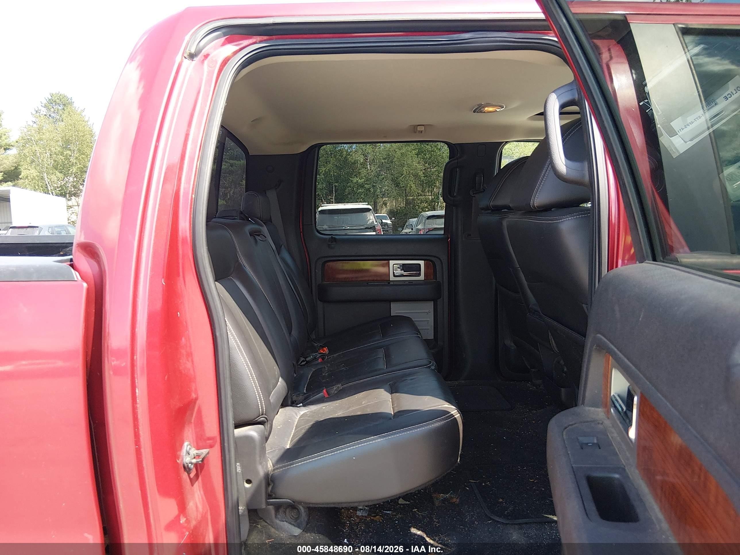 2009 Ford F-150 Fx4/king Ranch/lariat/platinum/xl/xlt Красный vin: 1FTPW14V69FB01806