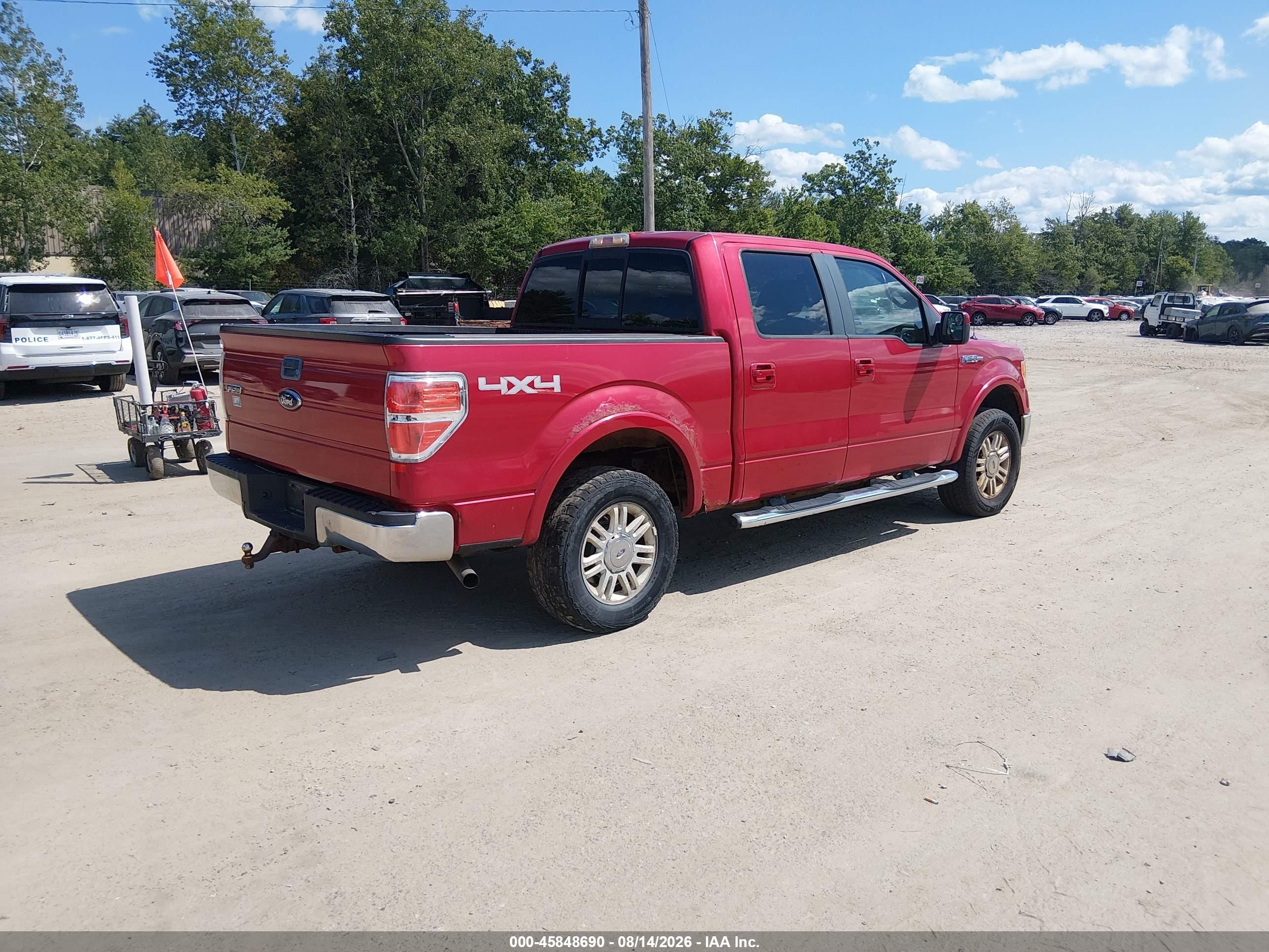 2009 Ford F-150 Fx4/king Ranch/lariat/platinum/xl/xlt Красный vin: 1FTPW14V69FB01806