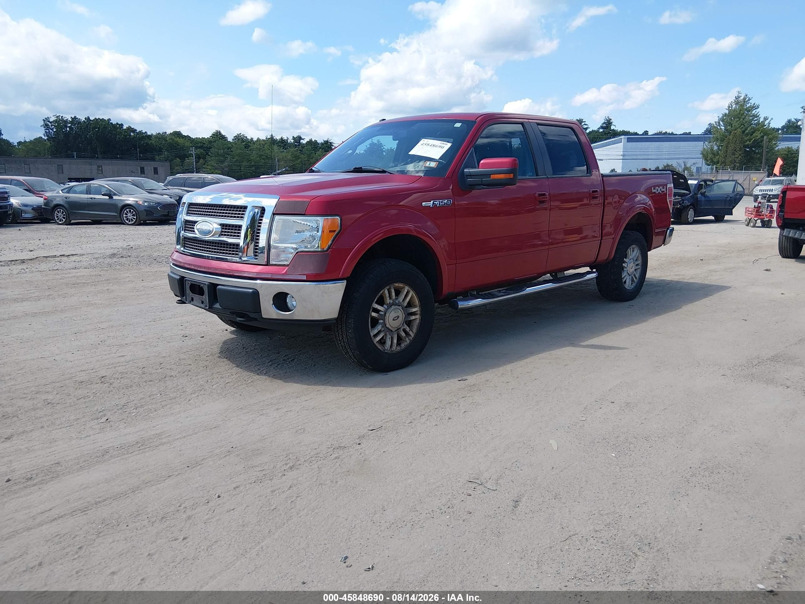 2009 Ford F-150 Fx4/king Ranch/lariat/platinum/xl/xlt Красный vin: 1FTPW14V69FB01806