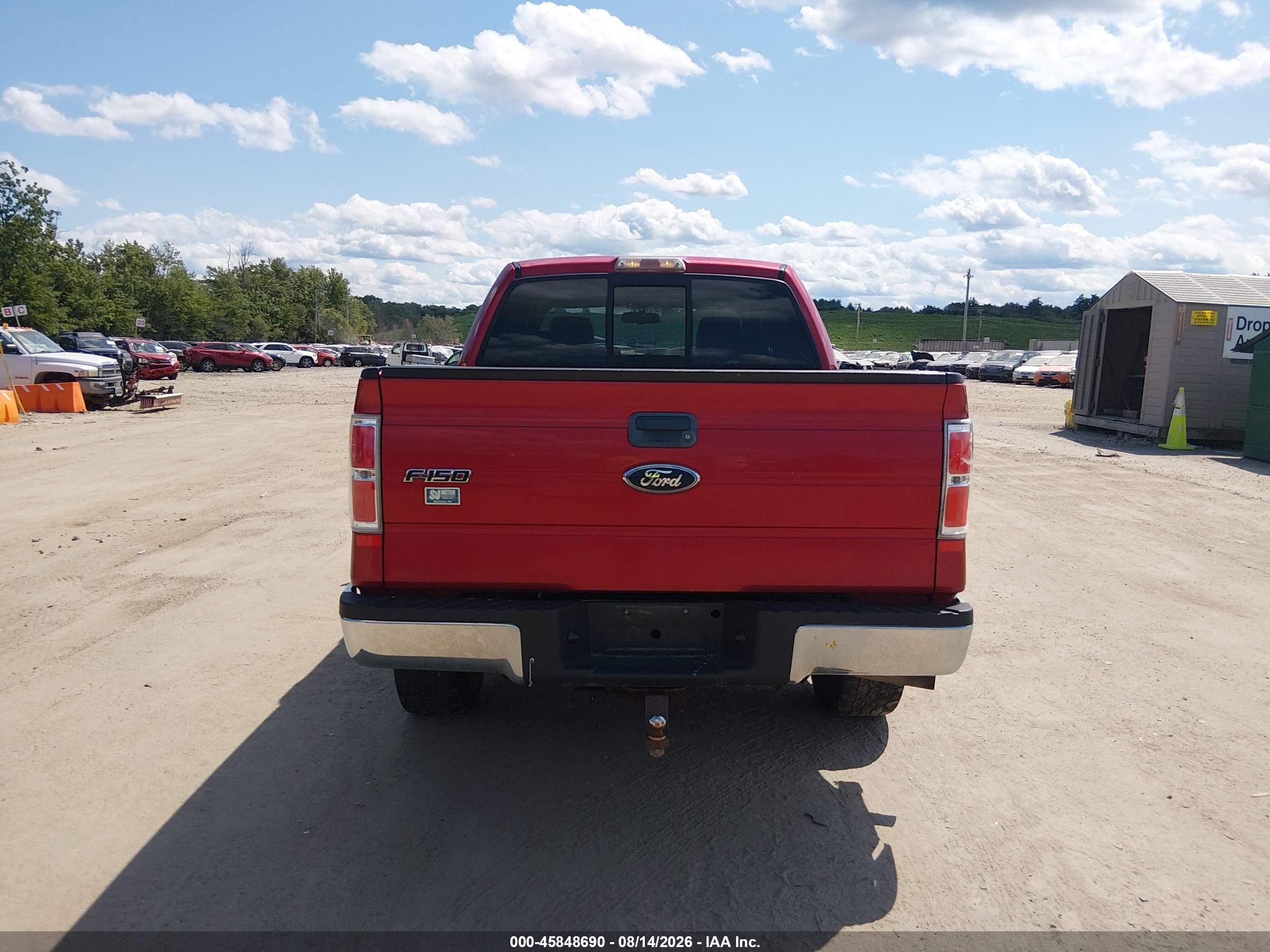 2009 Ford F-150 Fx4/king Ranch/lariat/platinum/xl/xlt Красный vin: 1FTPW14V69FB01806