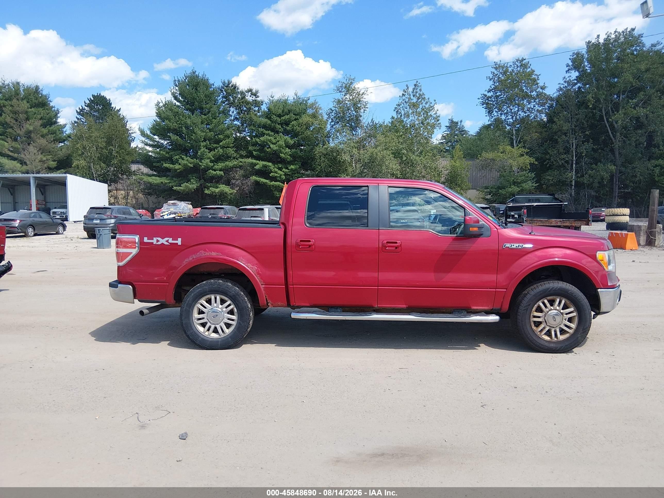 2009 Ford F-150 Fx4/king Ranch/lariat/platinum/xl/xlt Красный vin: 1FTPW14V69FB01806