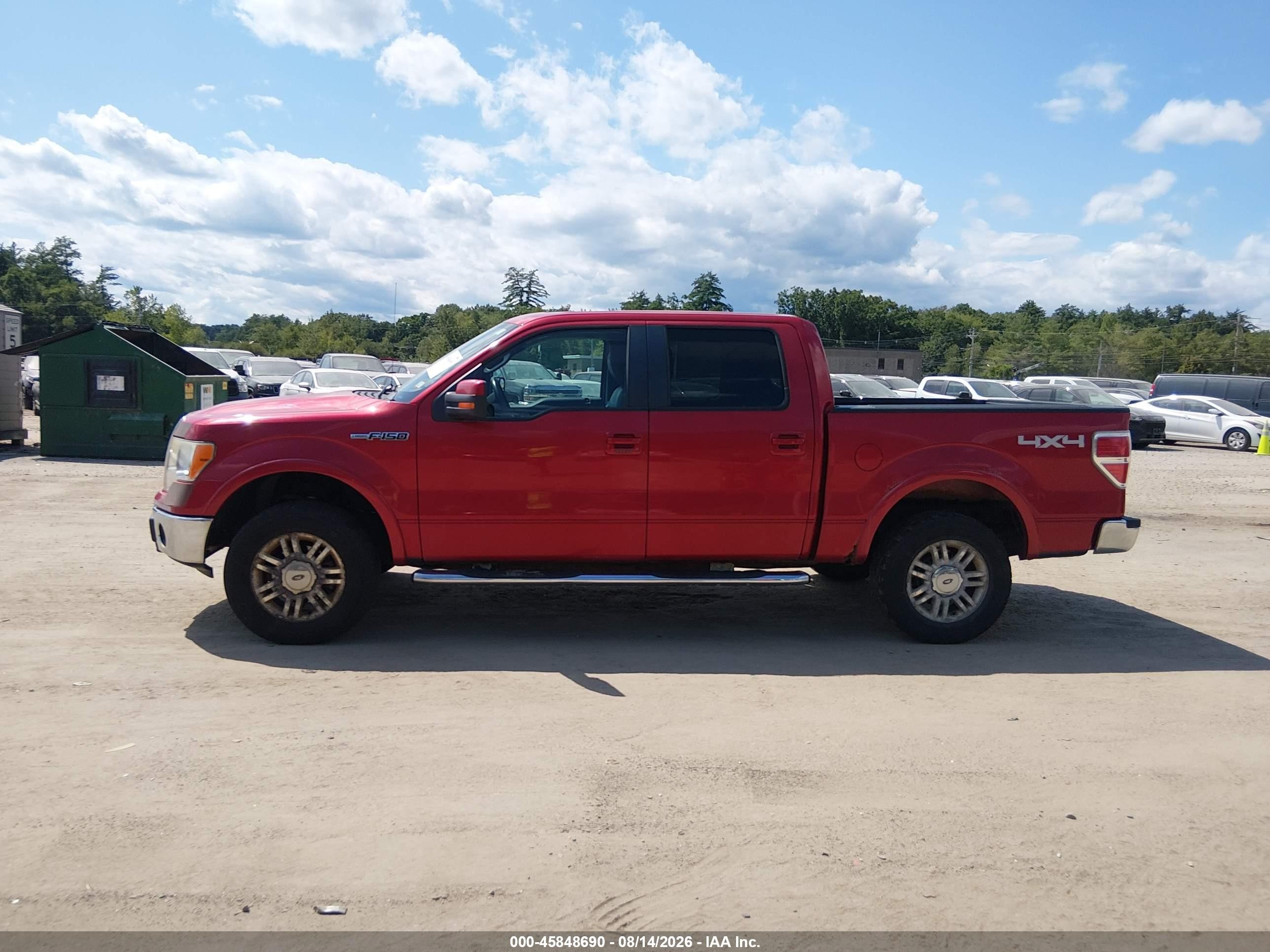 2009 Ford F-150 Fx4/king Ranch/lariat/platinum/xl/xlt Красный vin: 1FTPW14V69FB01806