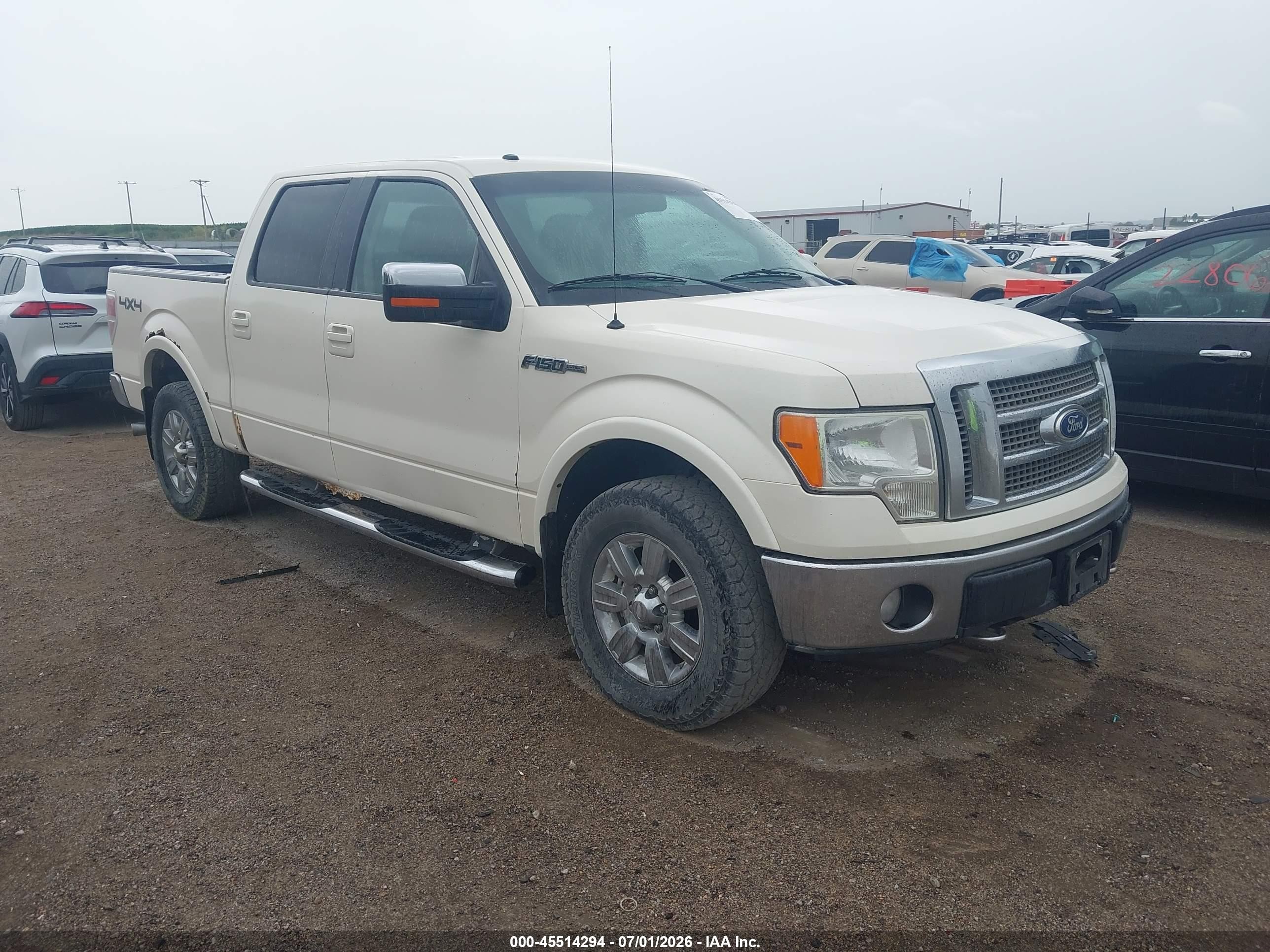 2009 Ford F-150 Fx4/king Ranch/lariat/platinum/xl/xlt White vin: 1FTPW14V69FB14930
