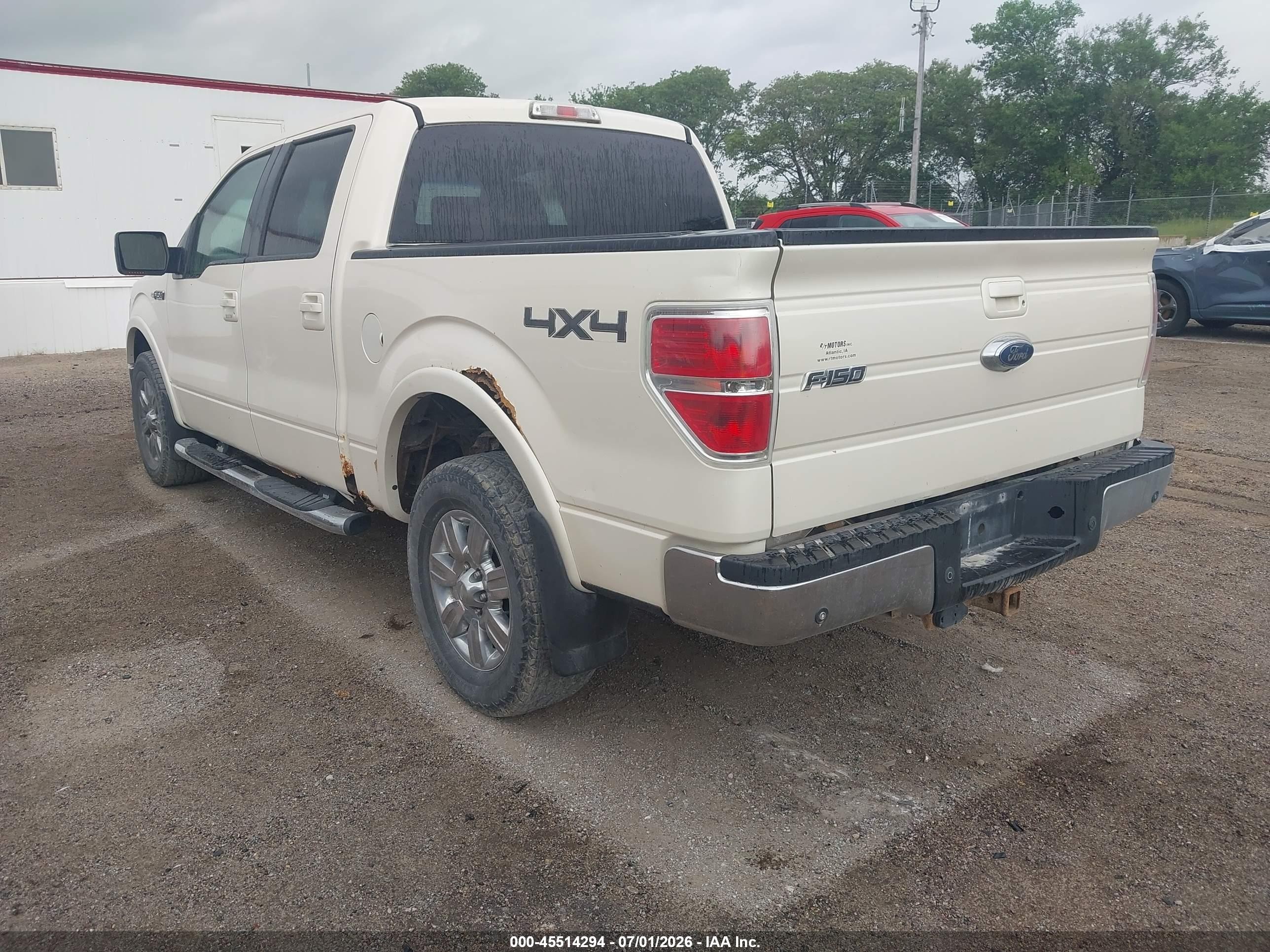 2009 Ford F-150 Fx4/king Ranch/lariat/platinum/xl/xlt Белый vin: 1FTPW14V69FB14930