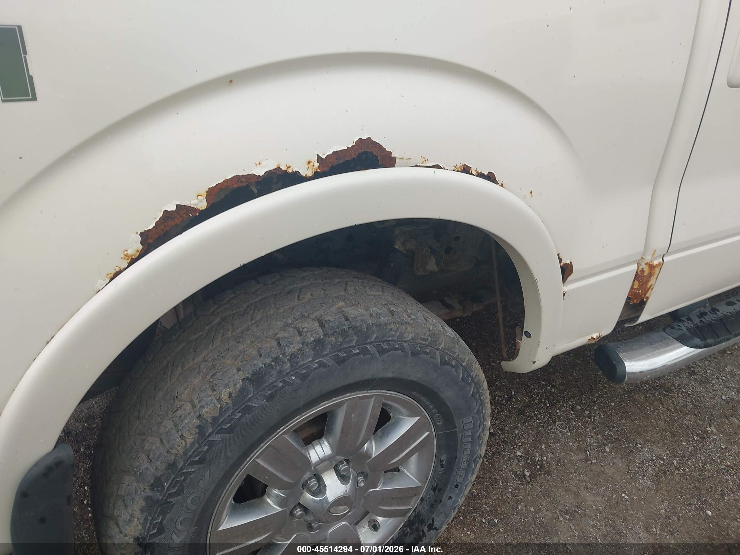 2009 Ford F-150 Fx4/king Ranch/lariat/platinum/xl/xlt Белый vin: 1FTPW14V69FB14930