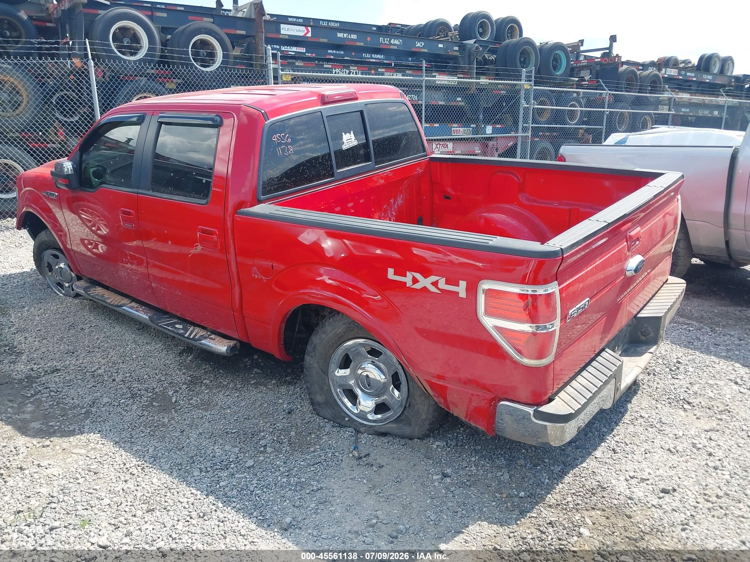 2009 Ford F-150 Fx4/king Ranch/lariat/platinum/xl/xlt Red vin: 1FTPW14V69FB17813