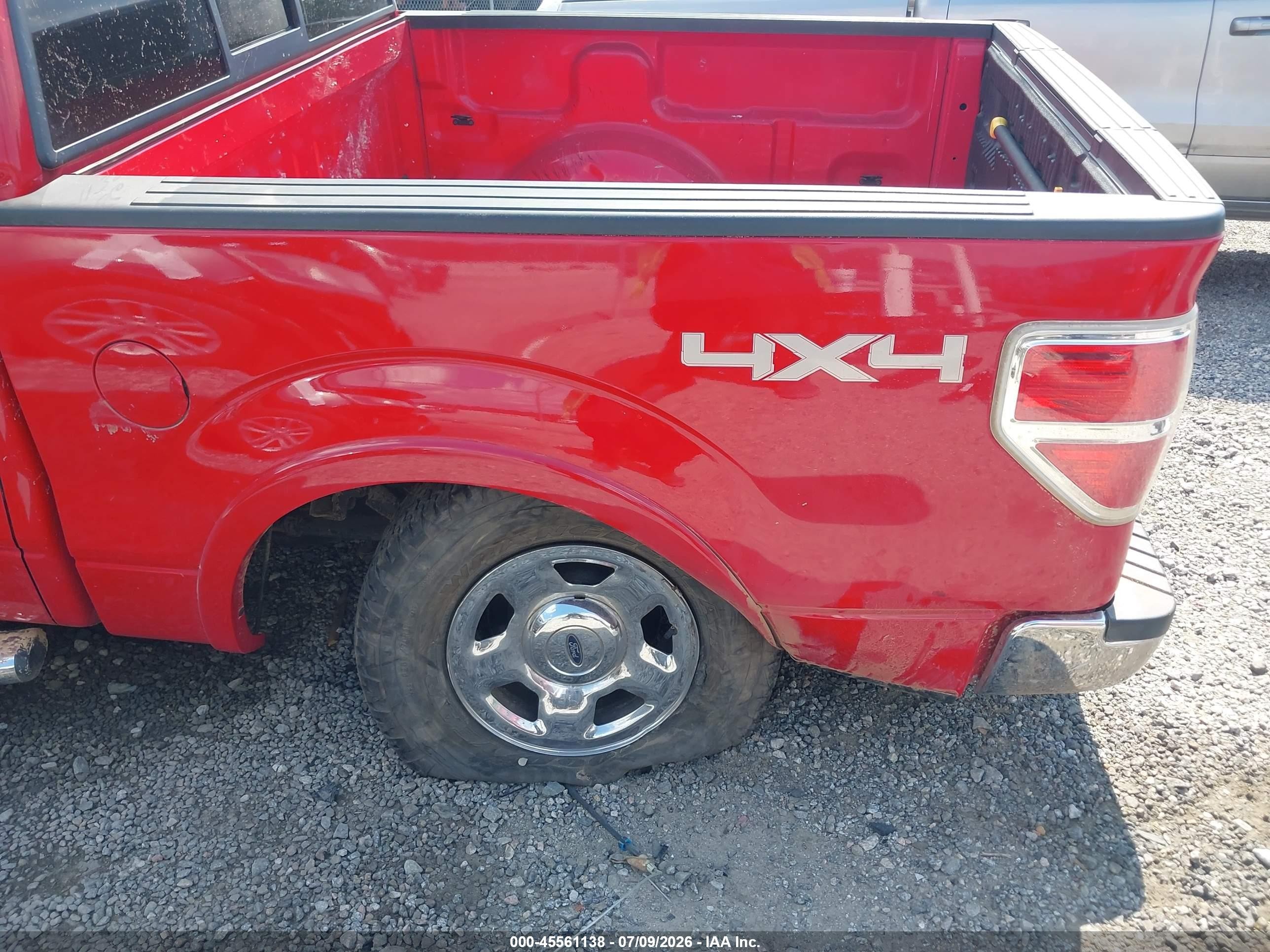 2009 Ford F-150 Fx4/king Ranch/lariat/platinum/xl/xlt Red vin: 1FTPW14V69FB17813