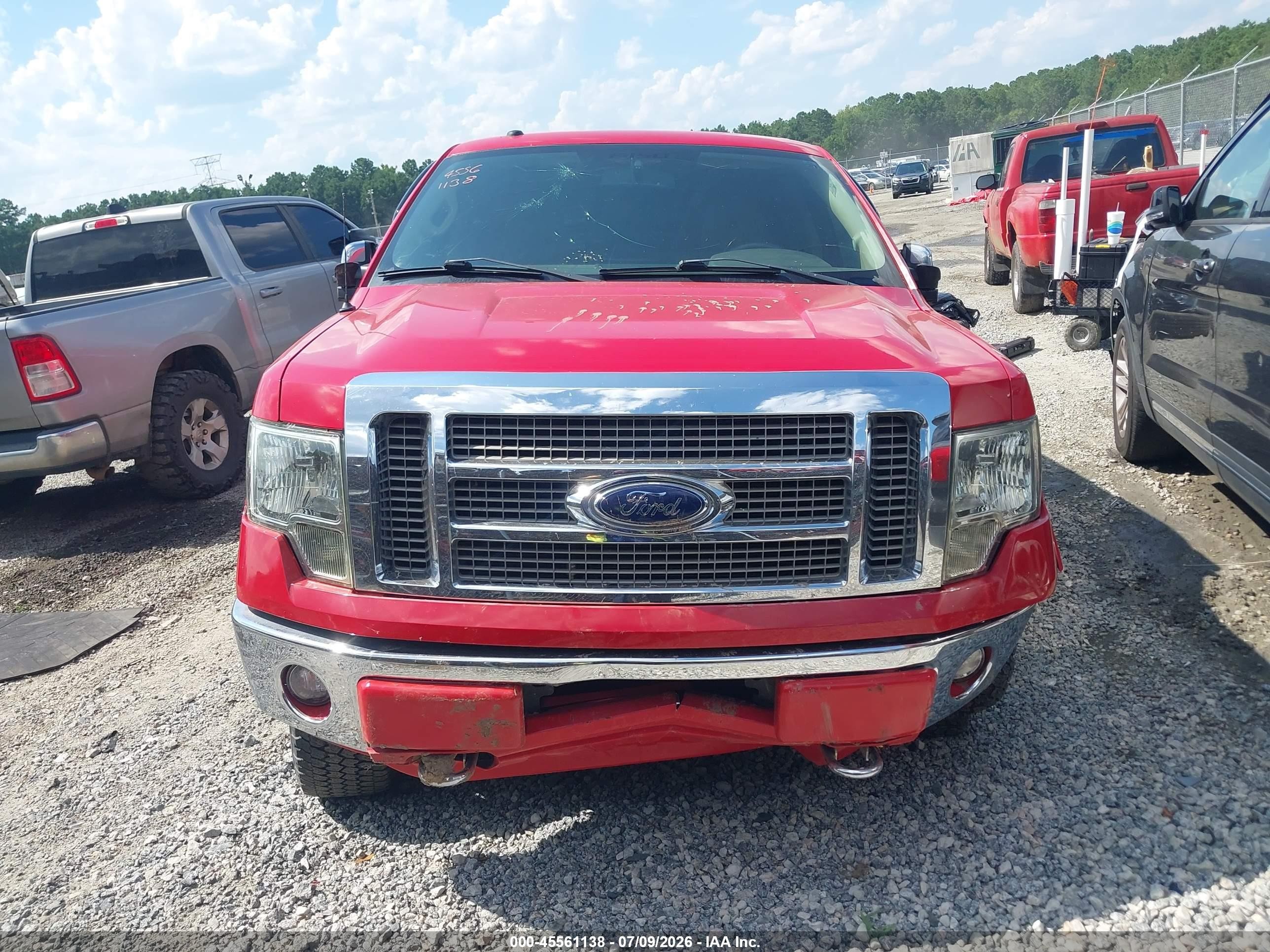 2009 Ford F-150 Fx4/king Ranch/lariat/platinum/xl/xlt Red vin: 1FTPW14V69FB17813