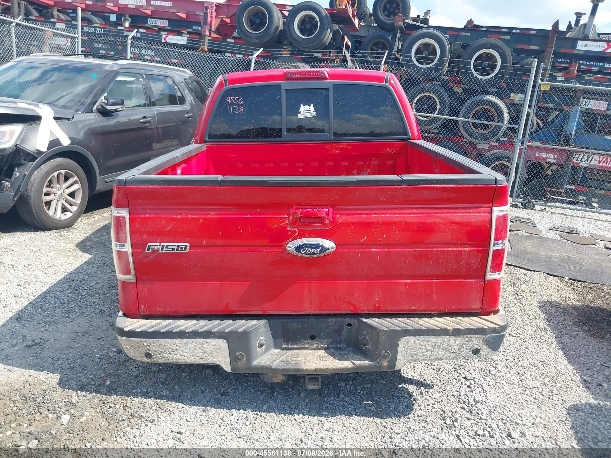 2009 Ford F-150 Fx4/king Ranch/lariat/platinum/xl/xlt Red vin: 1FTPW14V69FB17813