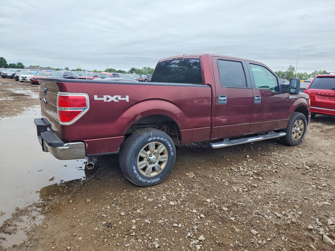 2009 Ford F150 Supercrew Burgundy vin: 1FTPW14V69FB31114