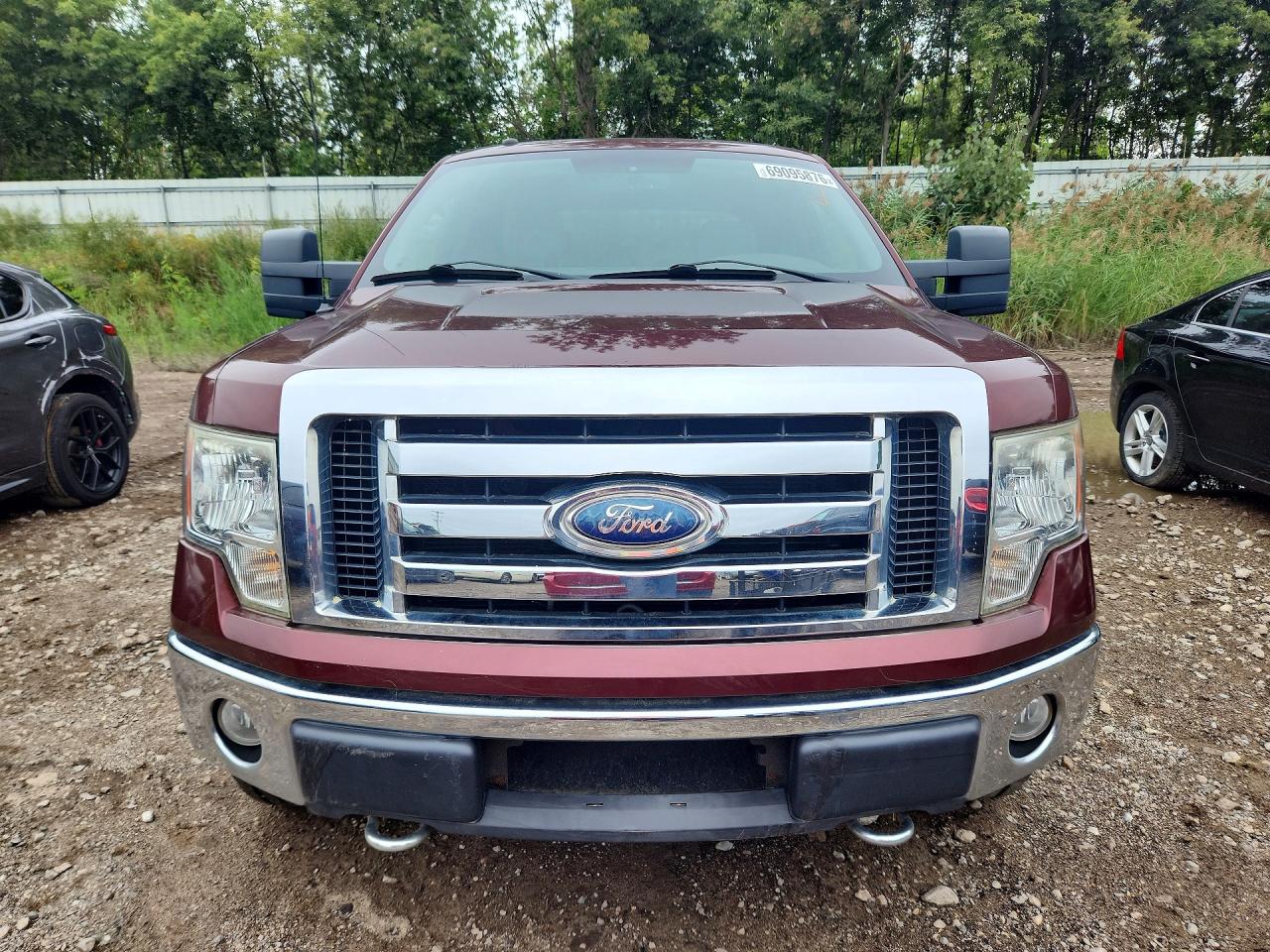 2009 Ford F150 Supercrew Burgundy vin: 1FTPW14V69FB31114
