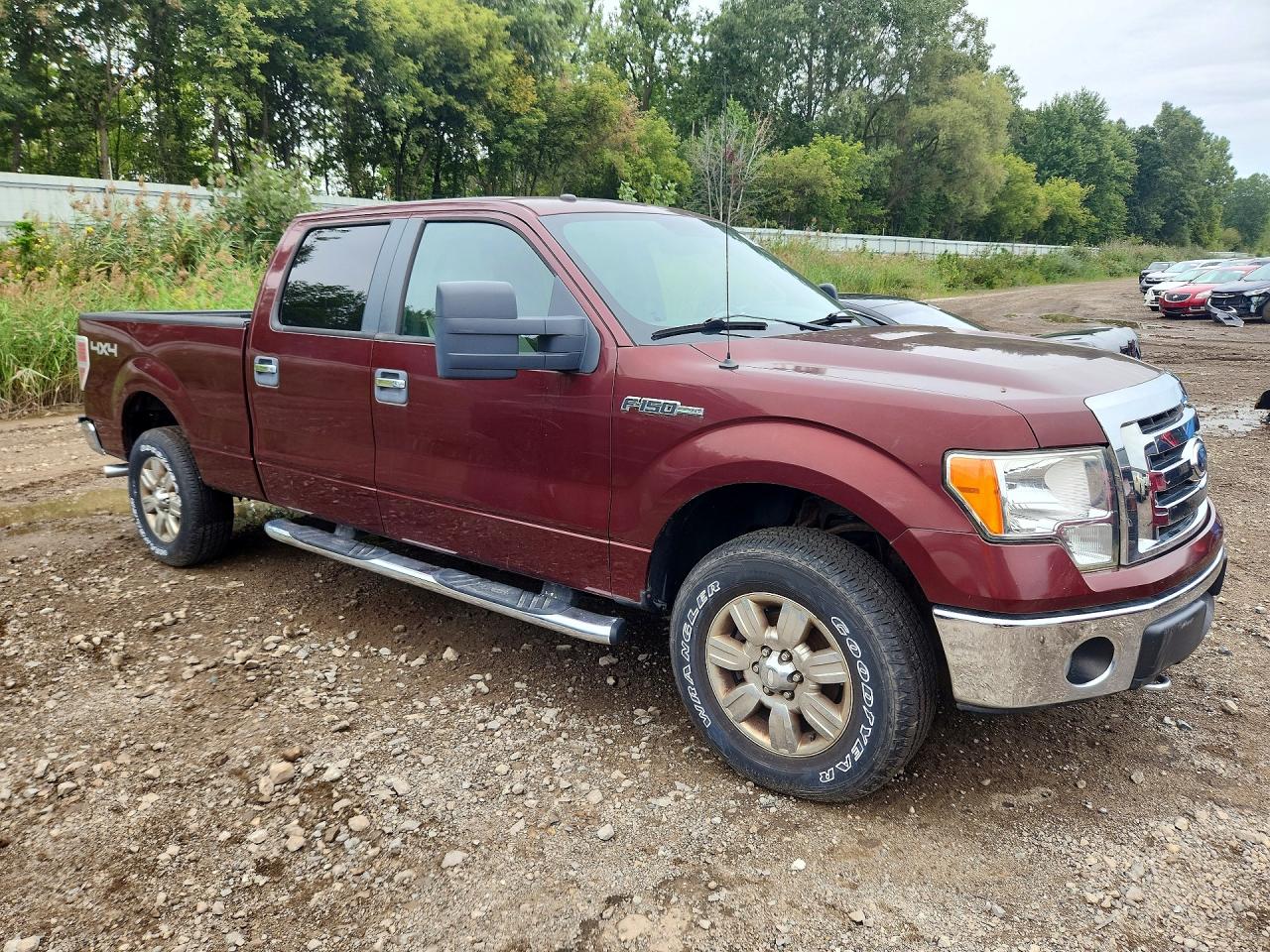 2009 Ford F150 Supercrew Burgundy vin: 1FTPW14V69FB31114