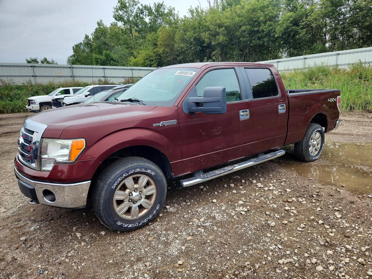 2009 Ford F150 Supercrew Бордовый vin: 1FTPW14V69FB31114