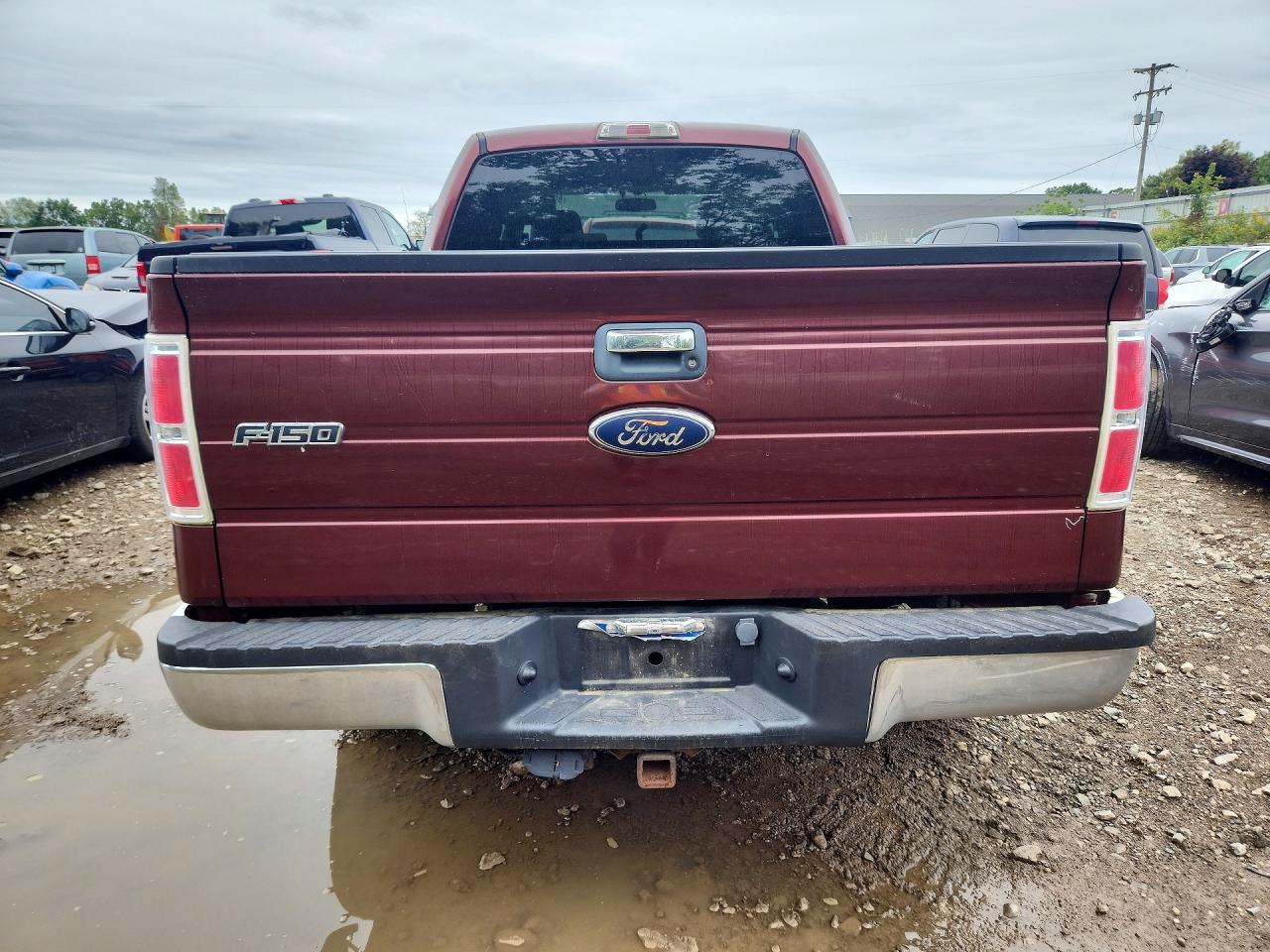 2009 Ford F150 Supercrew Burgundy vin: 1FTPW14V69FB31114