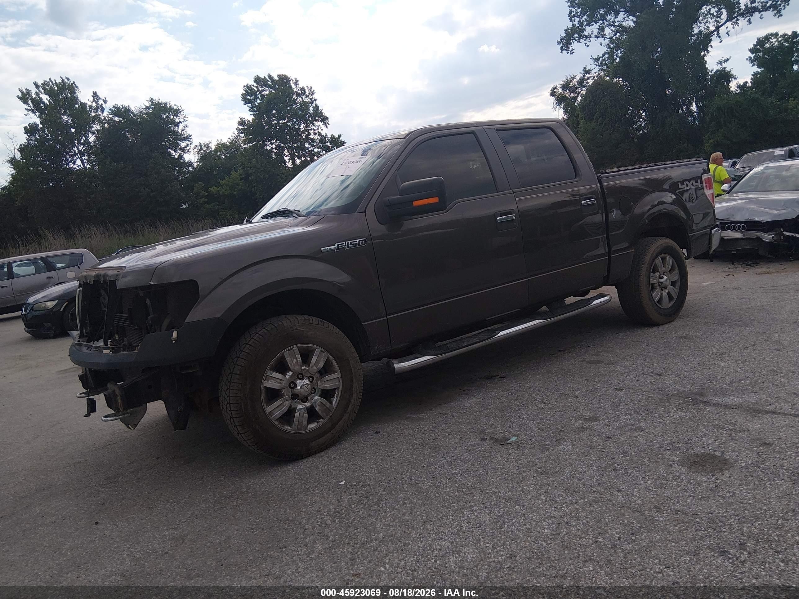 2009 Ford F-150 Fx4/king Ranch/lariat/platinum/xl/xlt Gray vin: 1FTPW14V69KC26425