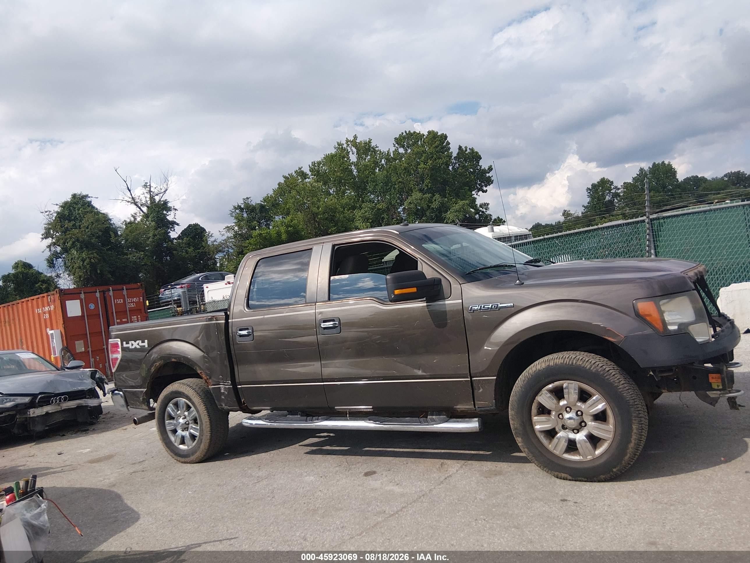 2009 Ford F-150 Fx4/king Ranch/lariat/platinum/xl/xlt Gray vin: 1FTPW14V69KC26425